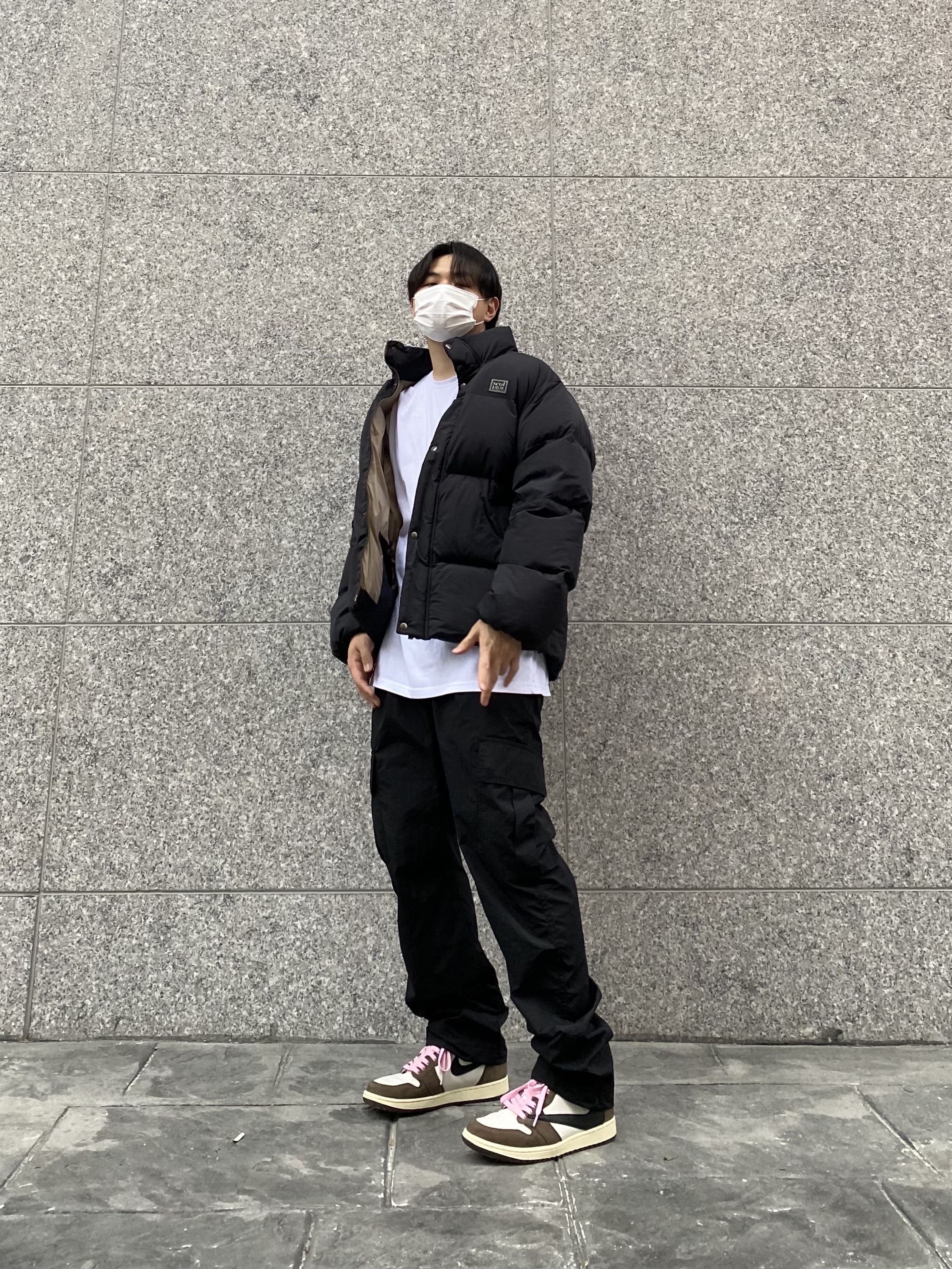 Jordan 1 x Travis Scott Retro High OG SP Mocha 착용 스타일