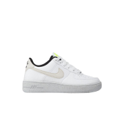 (GS) Nike Air Force 1 Crater Next Nature White Light Bone Volt Black