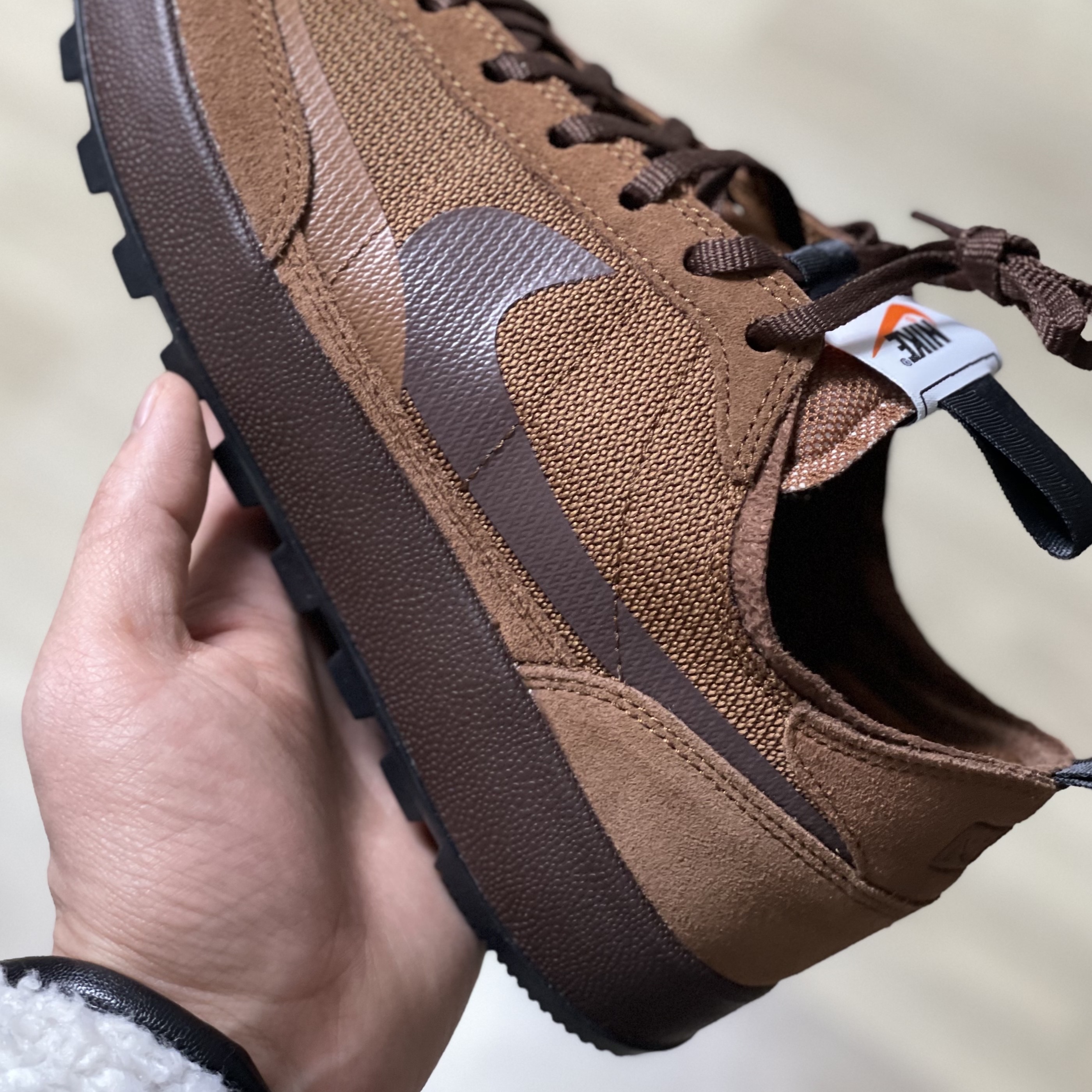 Nike x Tom Sachs General Purpose Shoe Brown, (W) Isabel Marant Malti Fleece Coat Black - 22SS 착용 스타일