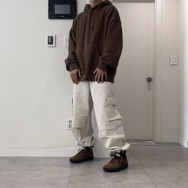 Nike x Tom Sachs General Purpose Shoe Brown 착용 스타일 - 1