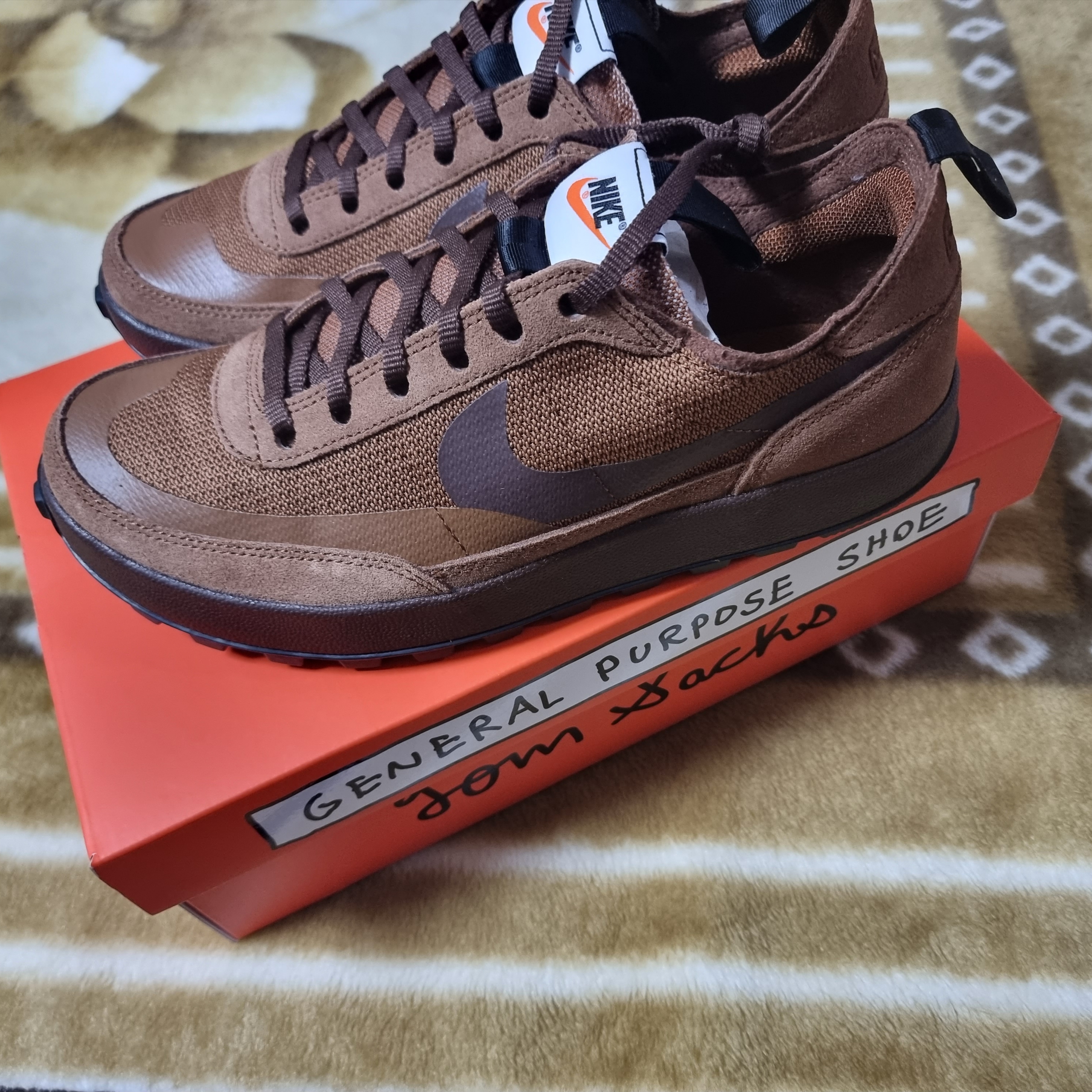 Nike x Tom Sachs General Purpose Shoe Brown 착용 스타일 - 2