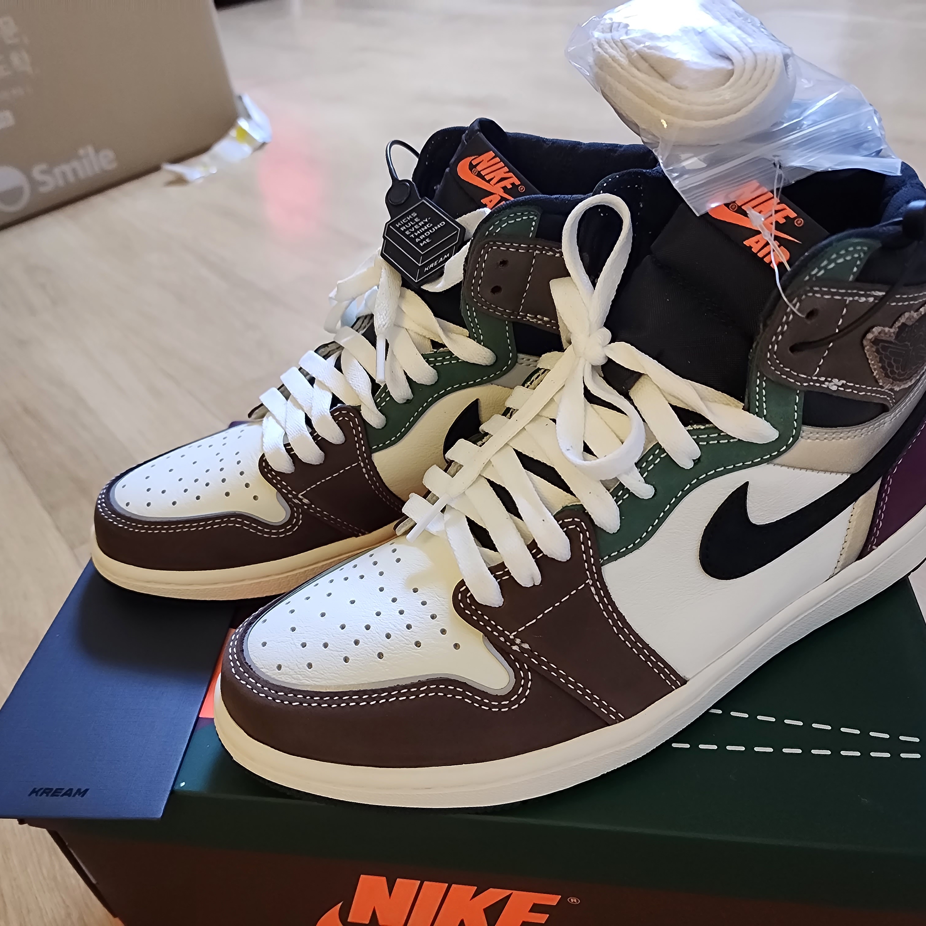 Jordan 1 Retro High OG Craft 착용 스타일 - 1