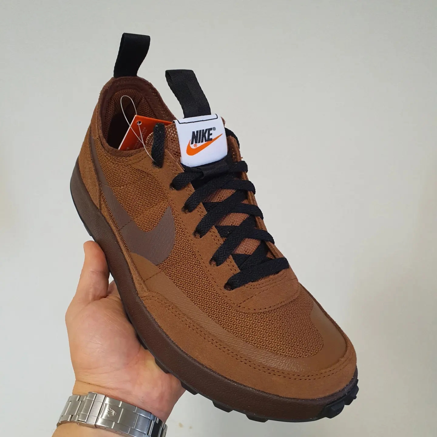 Nike x Tom Sachs General Purpose Shoe Brown 착용 스타일 - 1