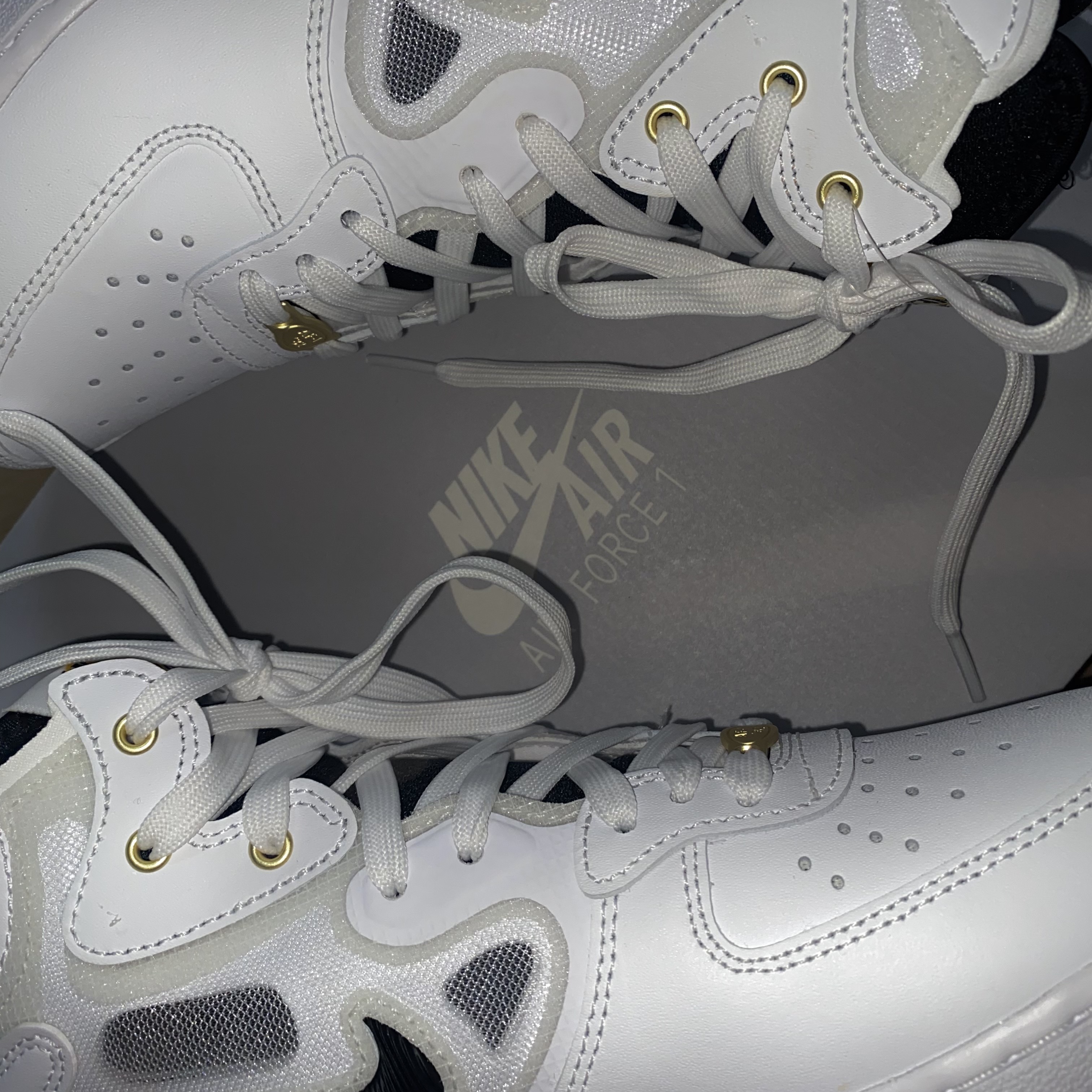 Nike Air Force 1 Mid React 40th Anniversary Join Forces White 착용 스타일 - 2