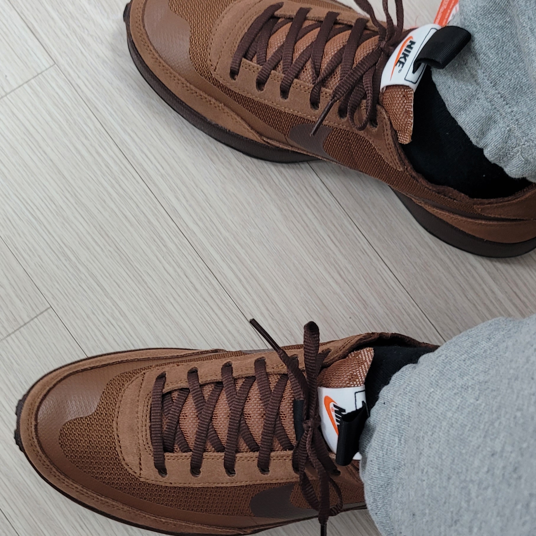 Nike x Tom Sachs General Purpose Shoe Brown 착용 스타일 - 3