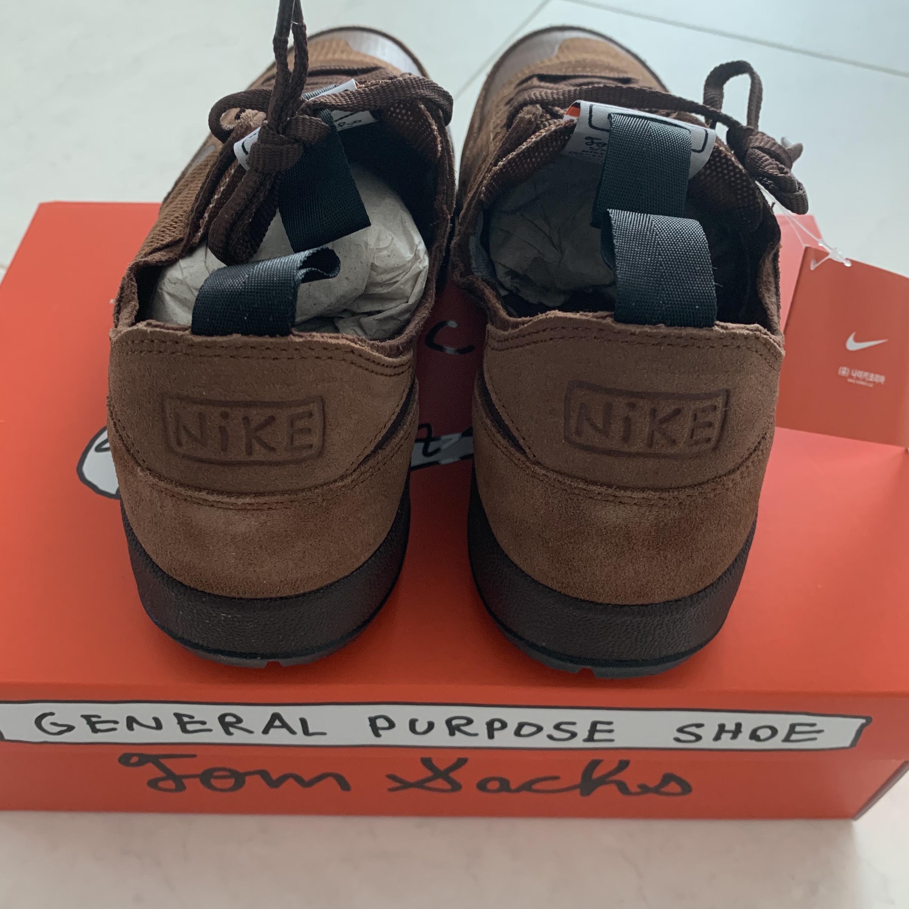 Nike x Tom Sachs General Purpose Shoe Brown 착용 스타일 - 3