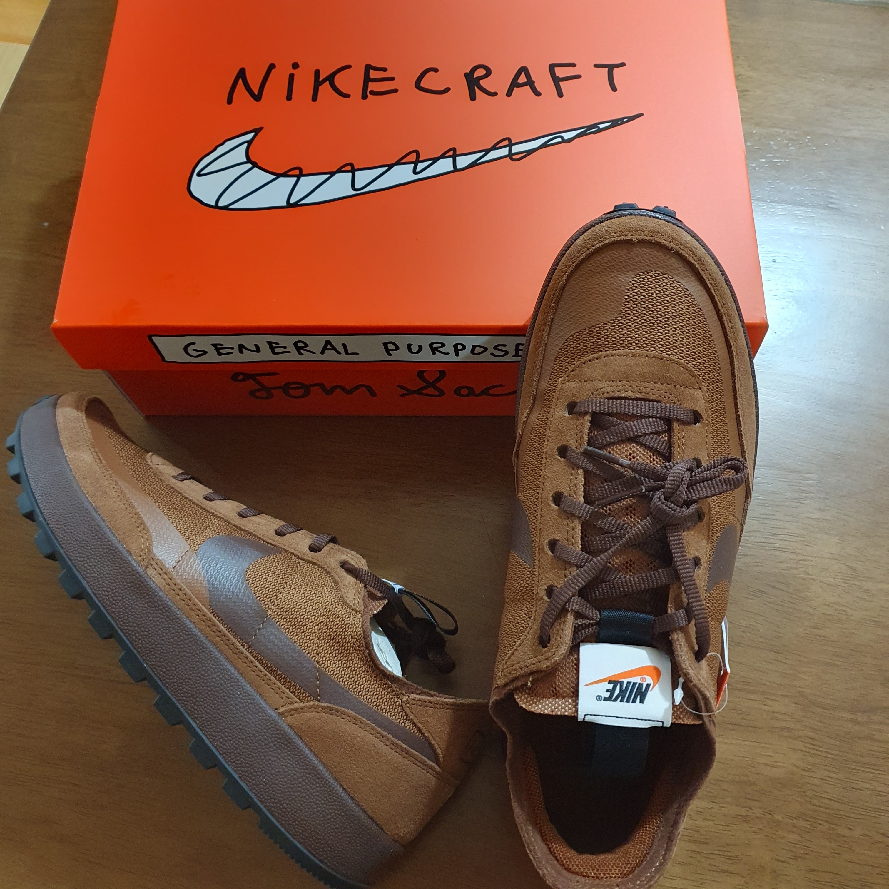 Nike x Tom Sachs General Purpose Shoe Brown 착용 스타일