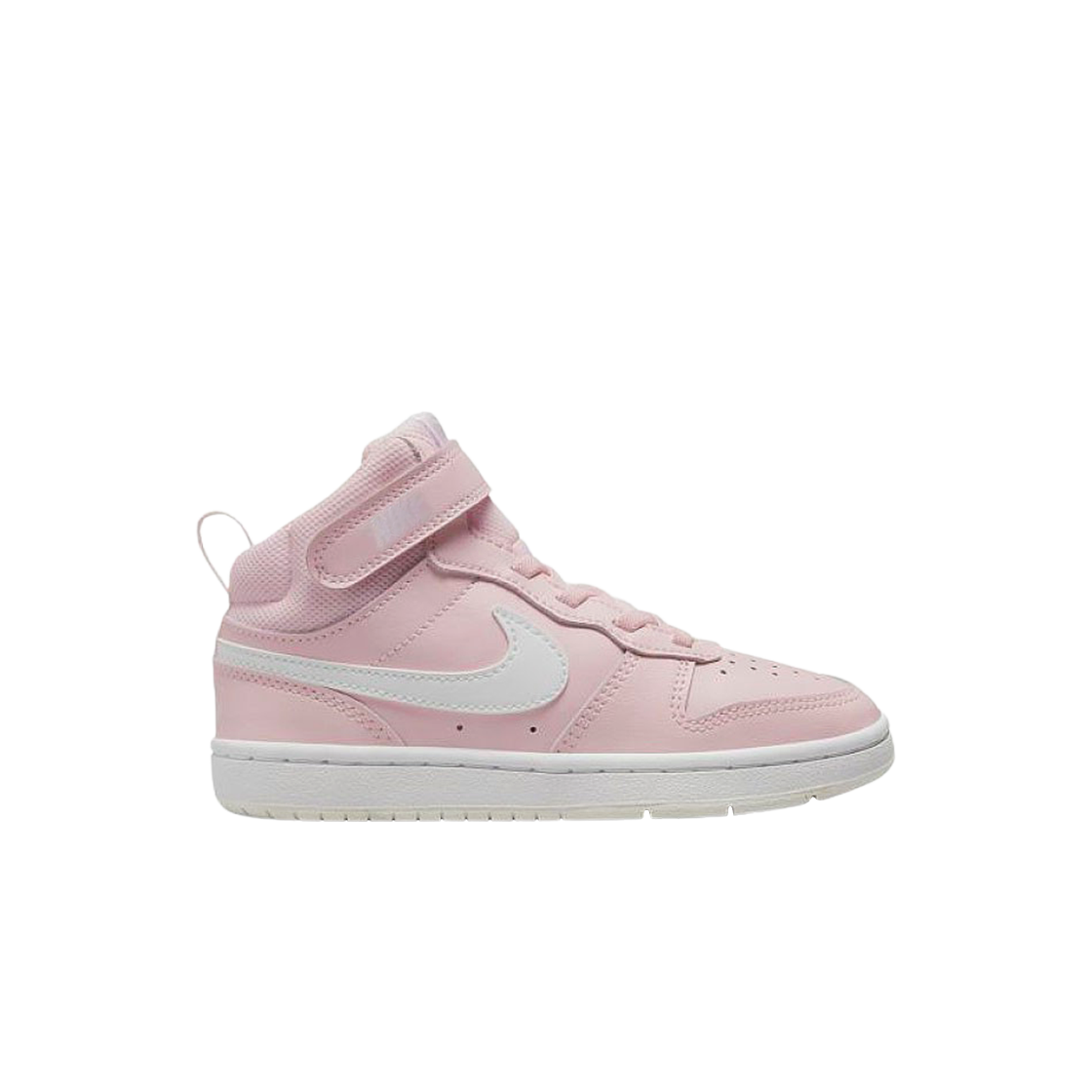 (GS) 나이키 코트 버로우 미드 2 펄 핑크 화이트((GS) Nike Court Borough Mid 2 Pearl Pink White) - 1