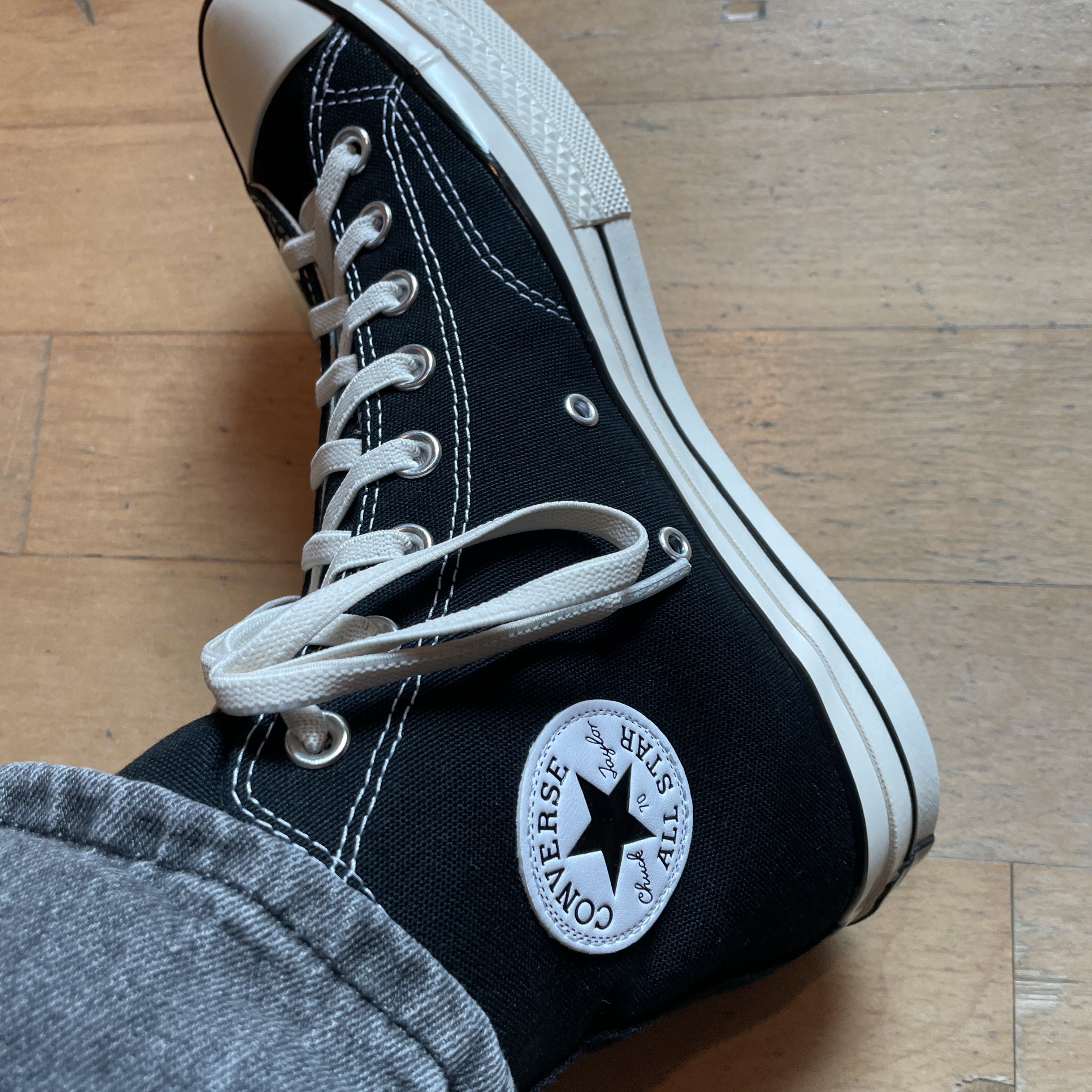 Converse Chuck 70 Hi Black 착용 스타일