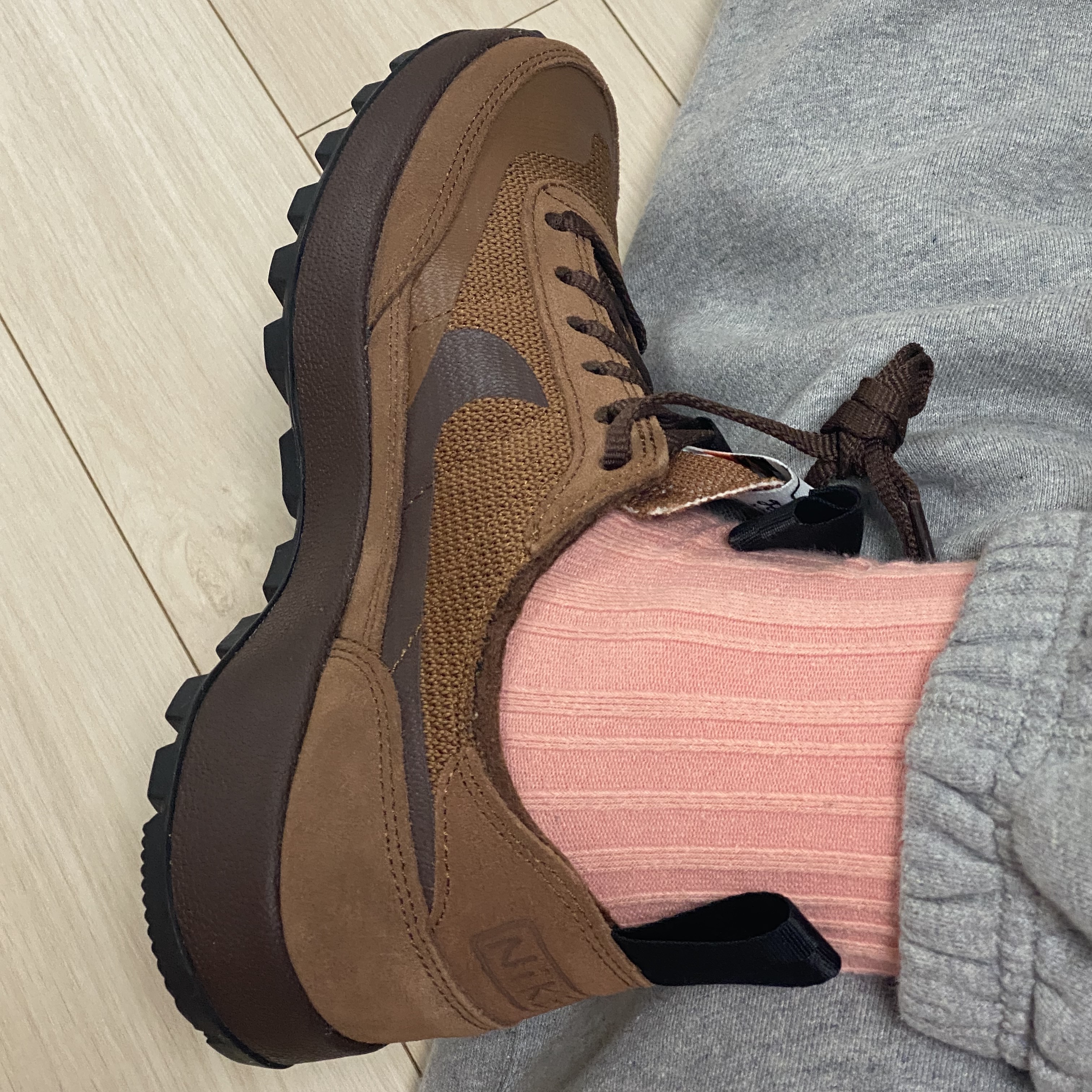 Nike x Tom Sachs General Purpose Shoe Brown 착용 스타일 - 2