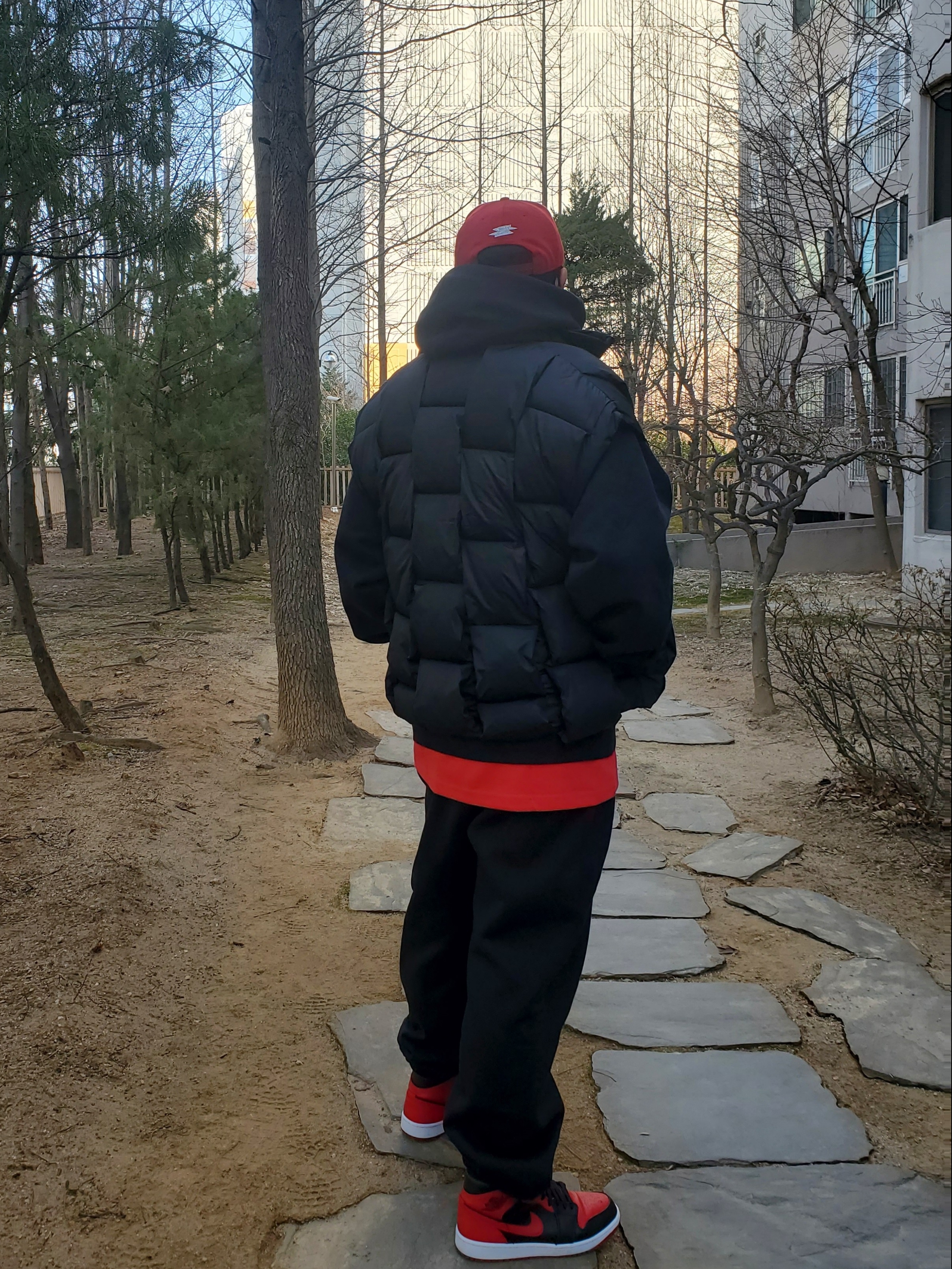 Jordan 1 Mid Bred Banned 2020 착용 스타일 - 2