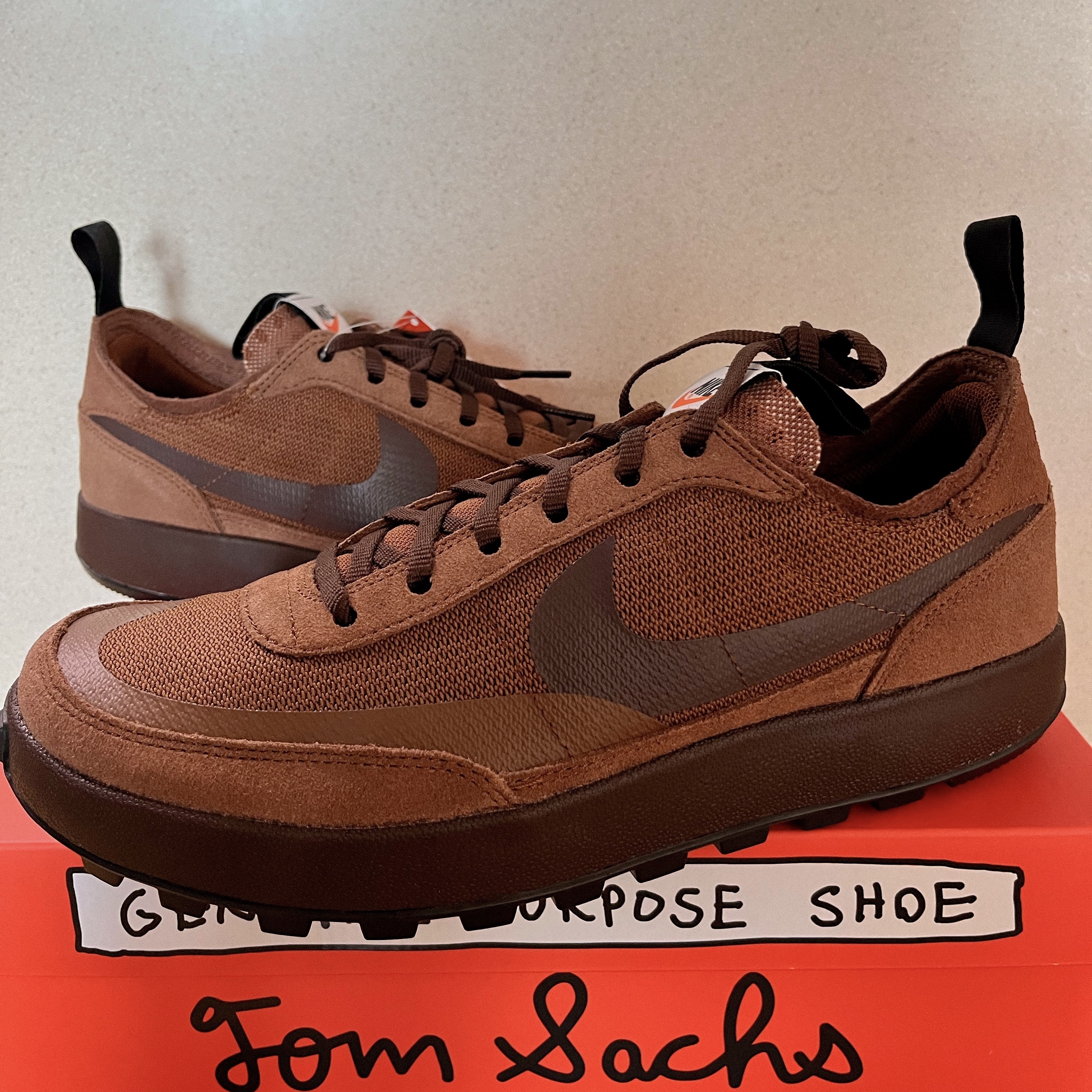 Nike x Tom Sachs General Purpose Shoe Brown 착용 스타일