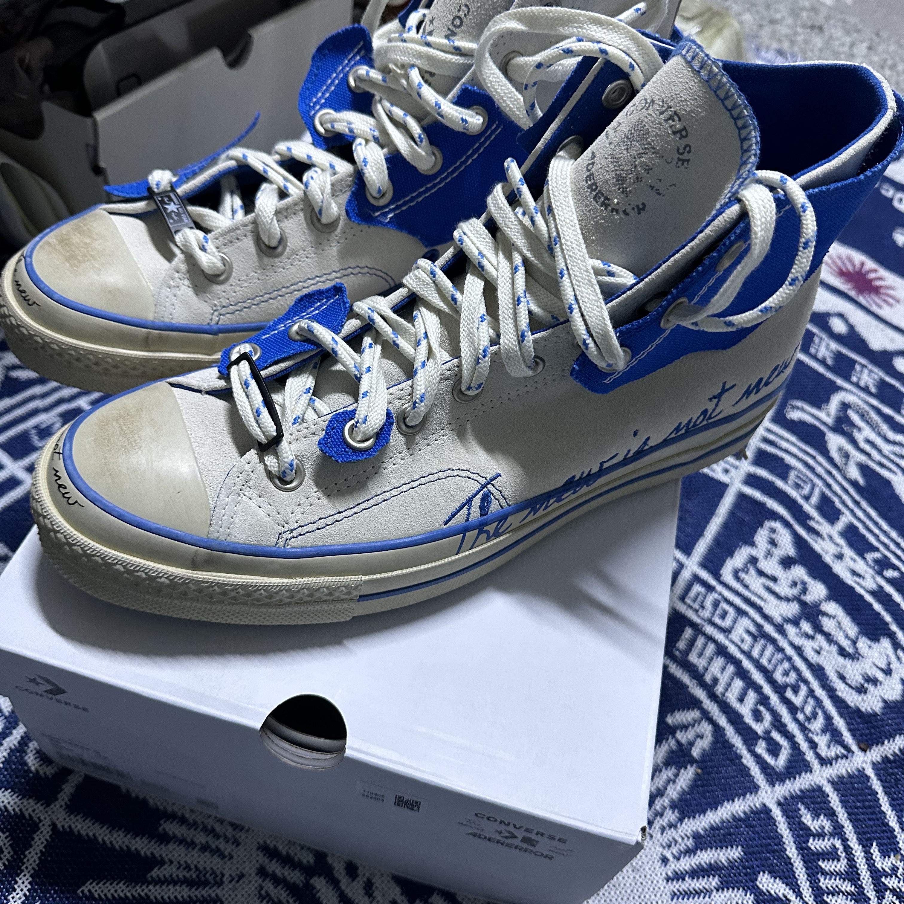 Converse x Ader Error Chuck 70 High White 착용 스타일