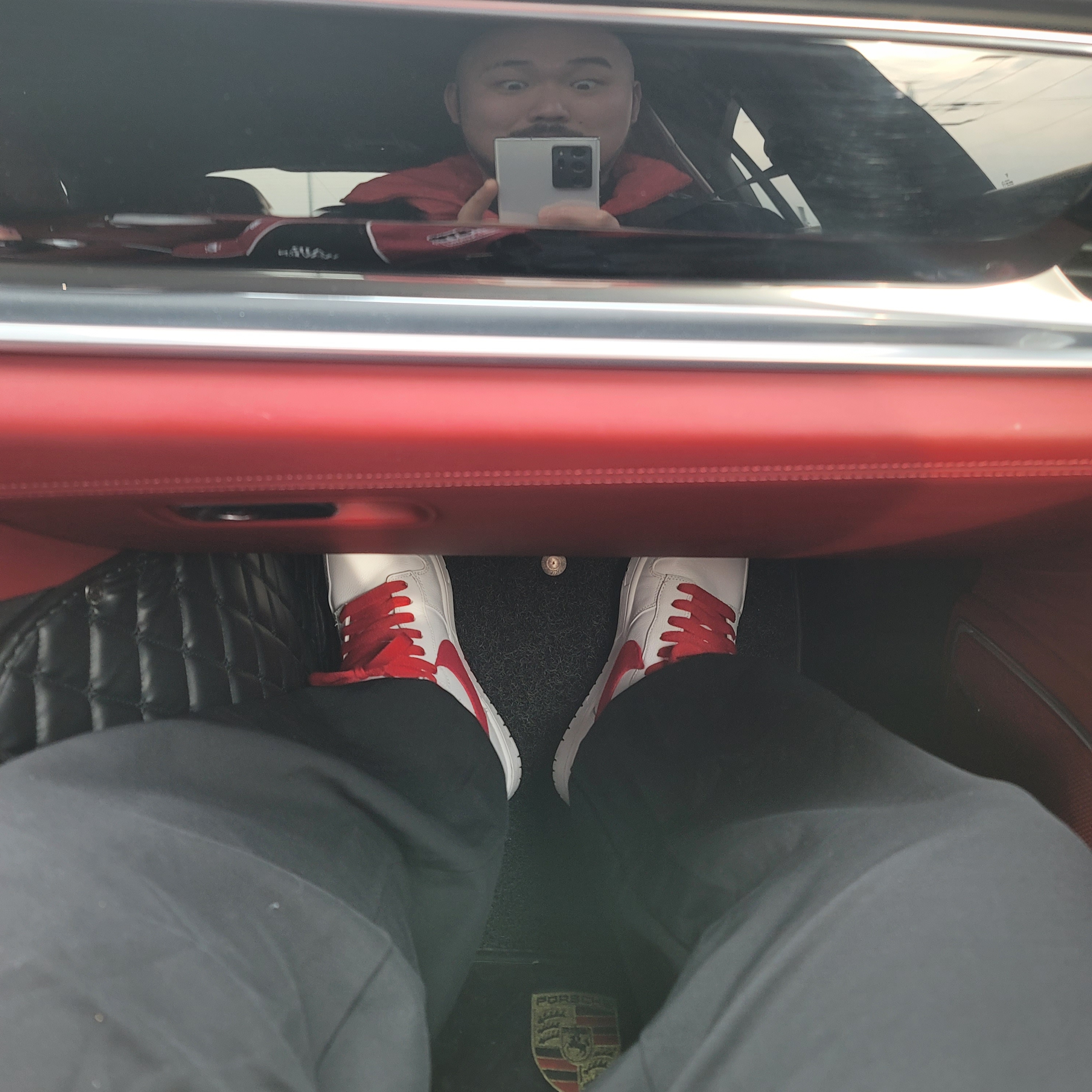 Nike x Riccardo Tisci Dunk Lux Chukka White Red 착용 스타일