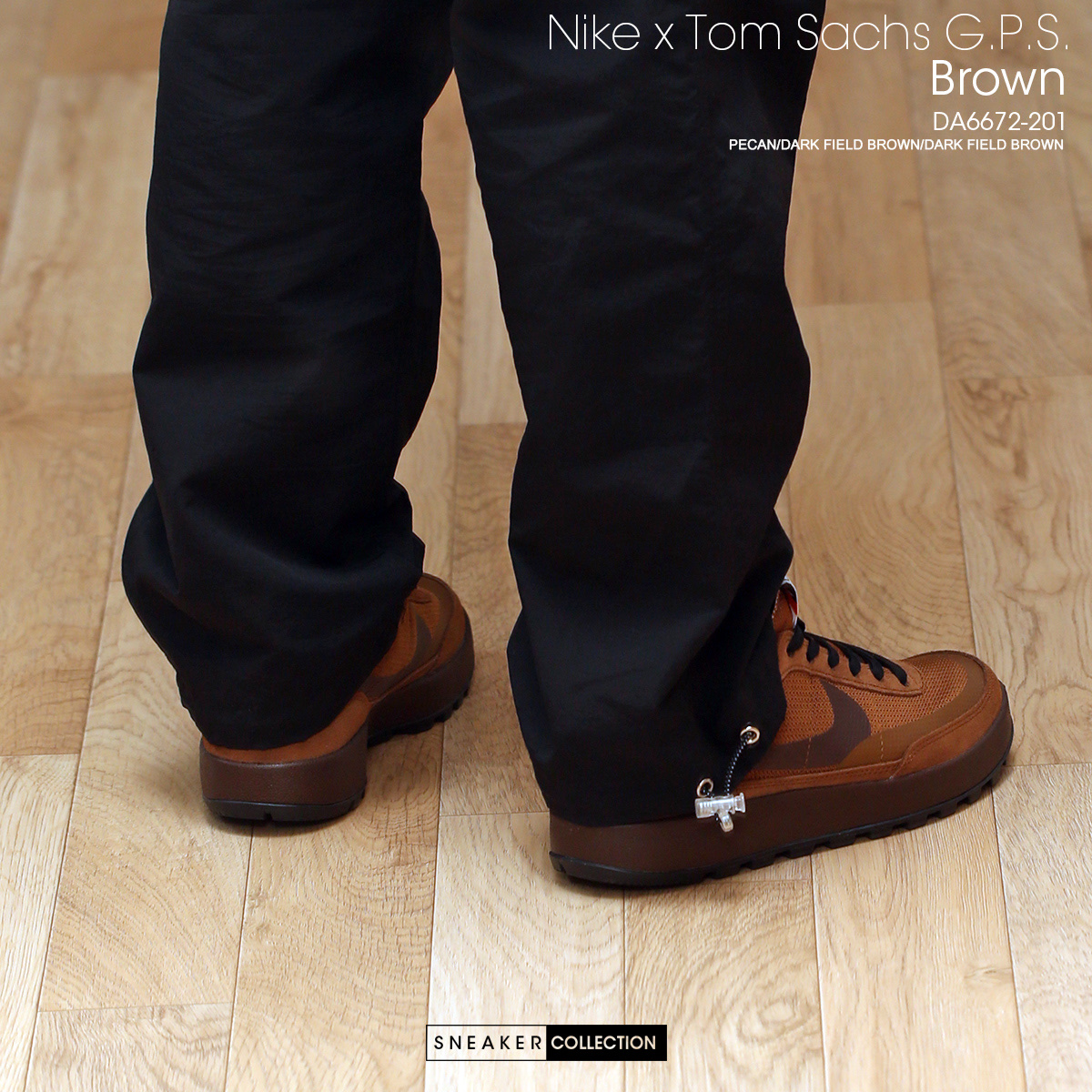 Nike x Tom Sachs General Purpose Shoe Brown 착용 스타일 - 3