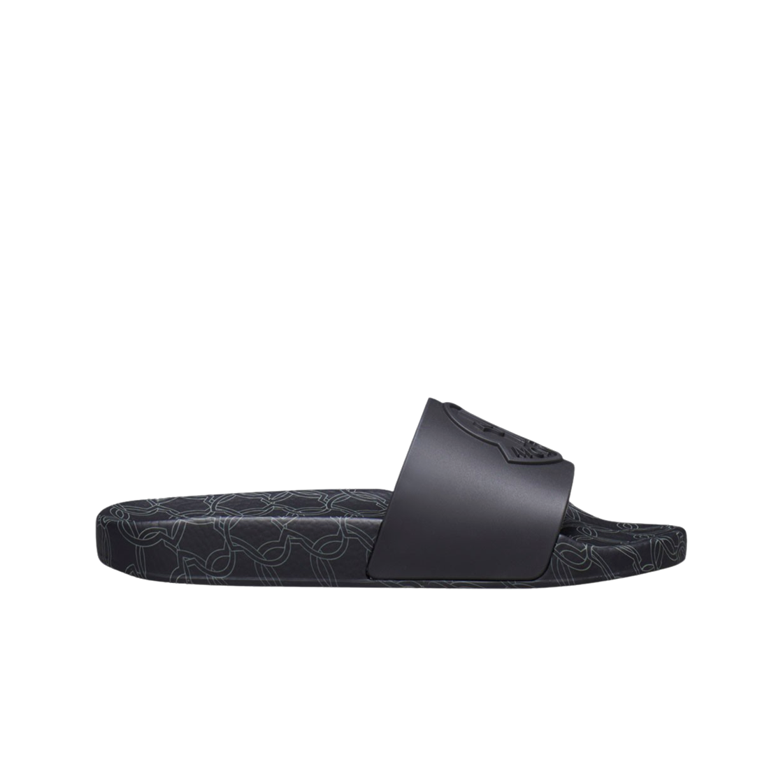 (W) 몽클레르 잔느 슬라이드 블랙 - 22SS((W) Moncler Jeanne Slides Black - 22SS) - 1