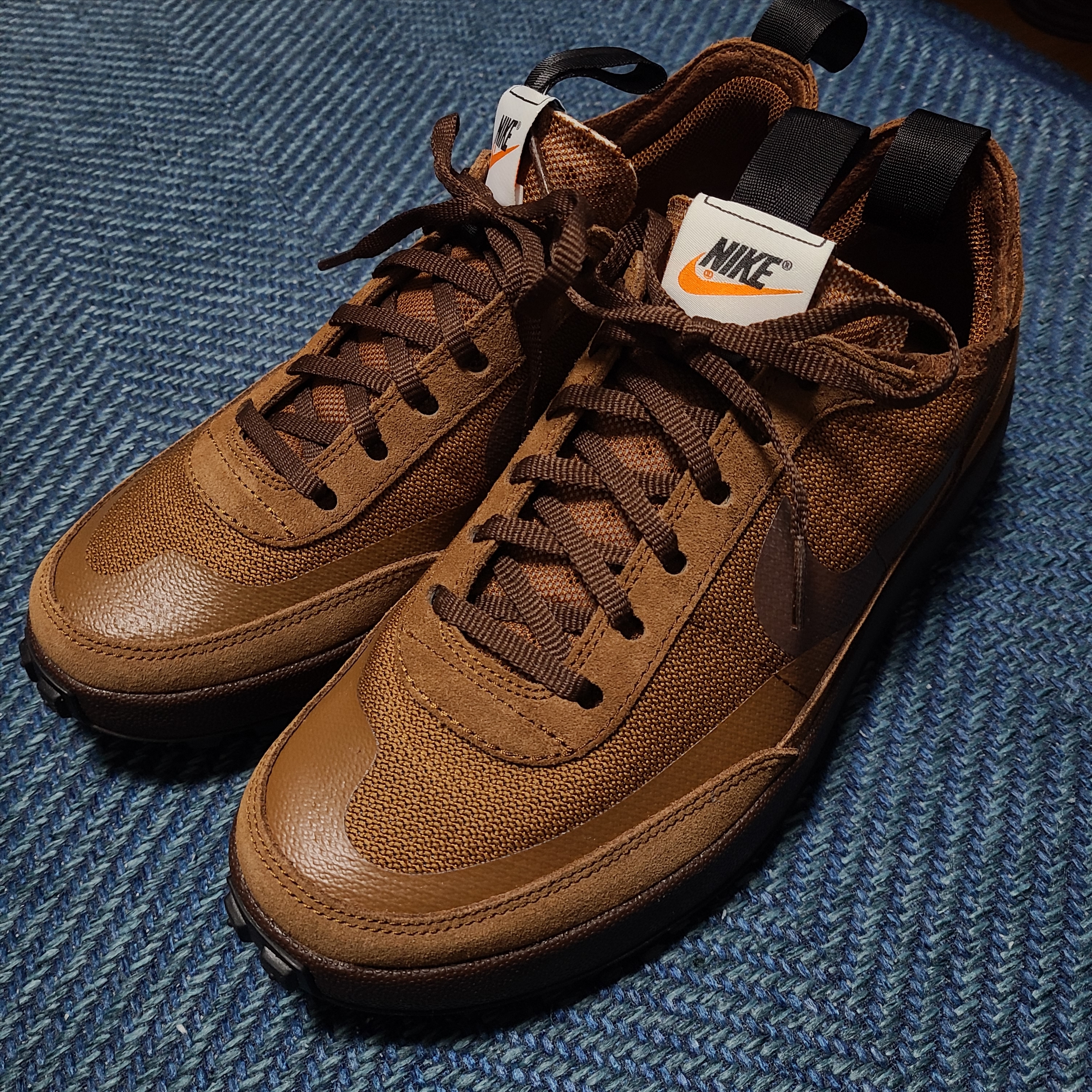 Nike x Tom Sachs General Purpose Shoe Brown, Asics Jog 100 S Sheet Rock - 2E Wide 착용 스타일 - 1