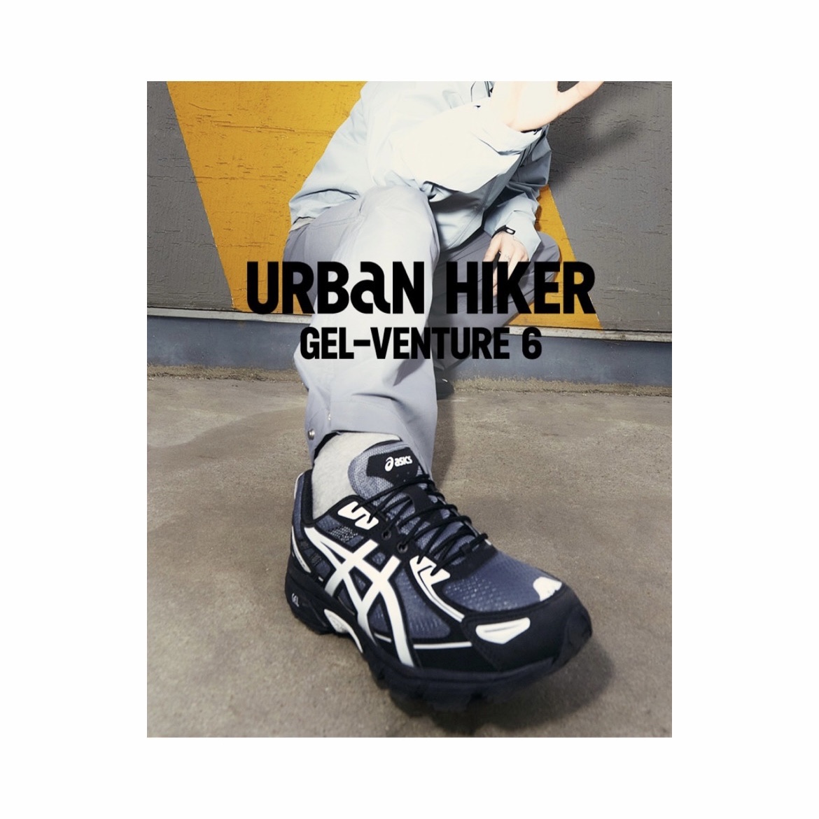 Asics Gel-Venture 6 Carrier Grey 착용 스타일 - 1