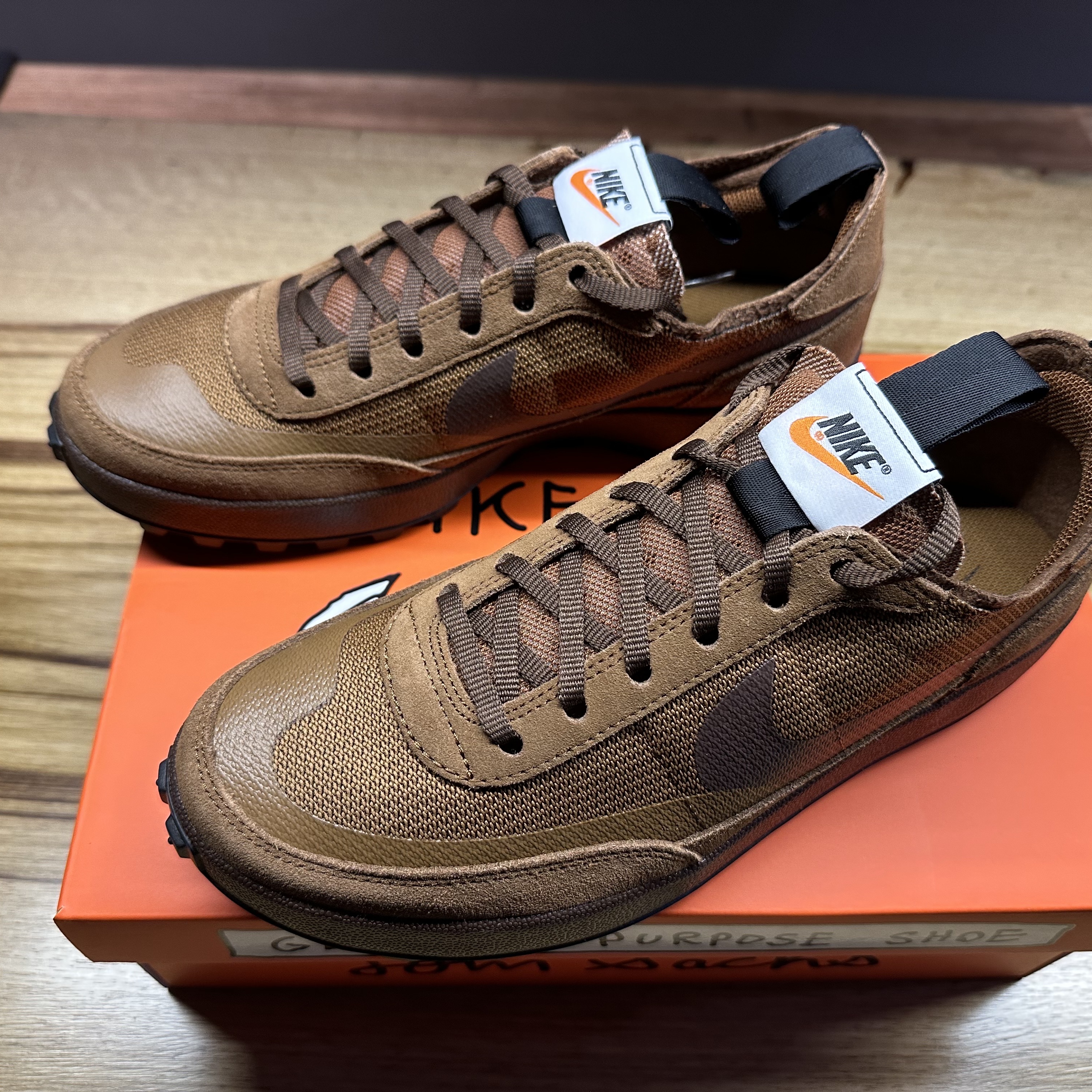 Nike x Tom Sachs General Purpose Shoe Brown 착용 스타일 - 3