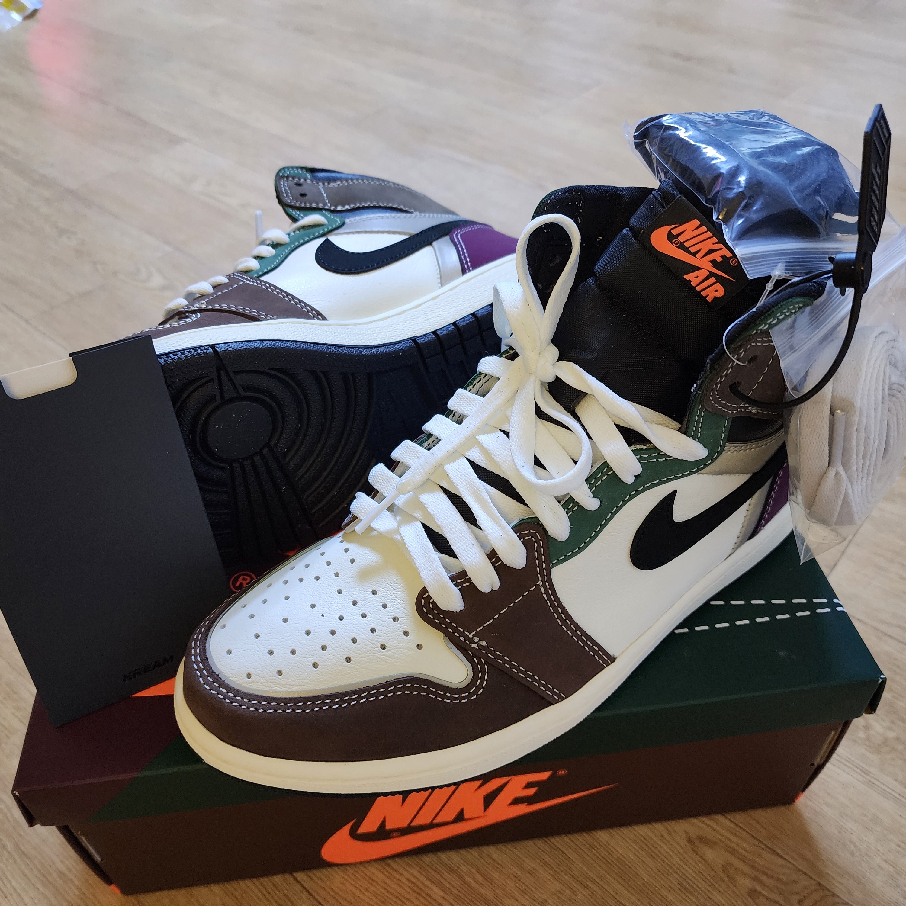 Jordan 1 Retro High OG Craft 착용 스타일 - 3