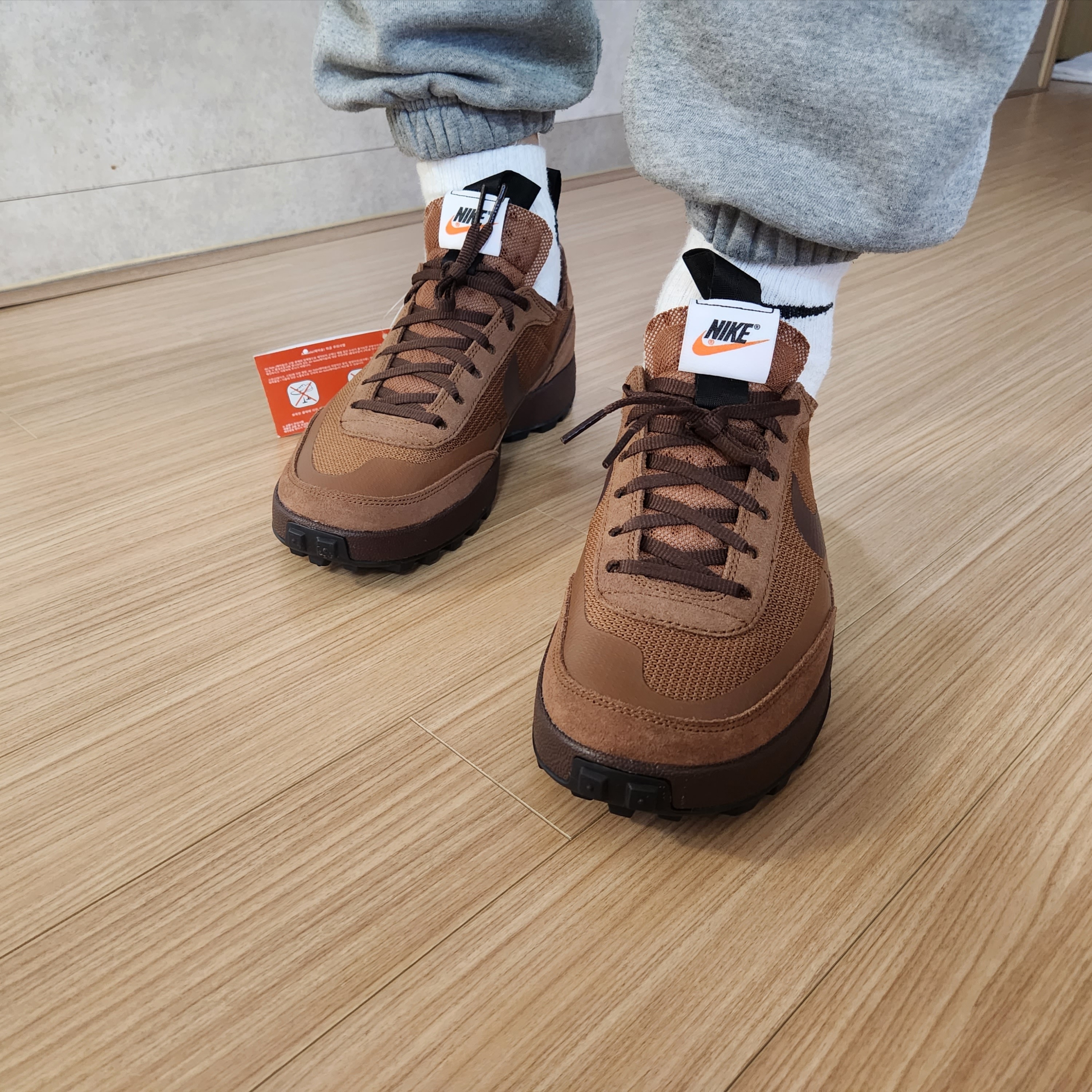 Nike x Tom Sachs General Purpose Shoe Brown 착용 스타일 - 1