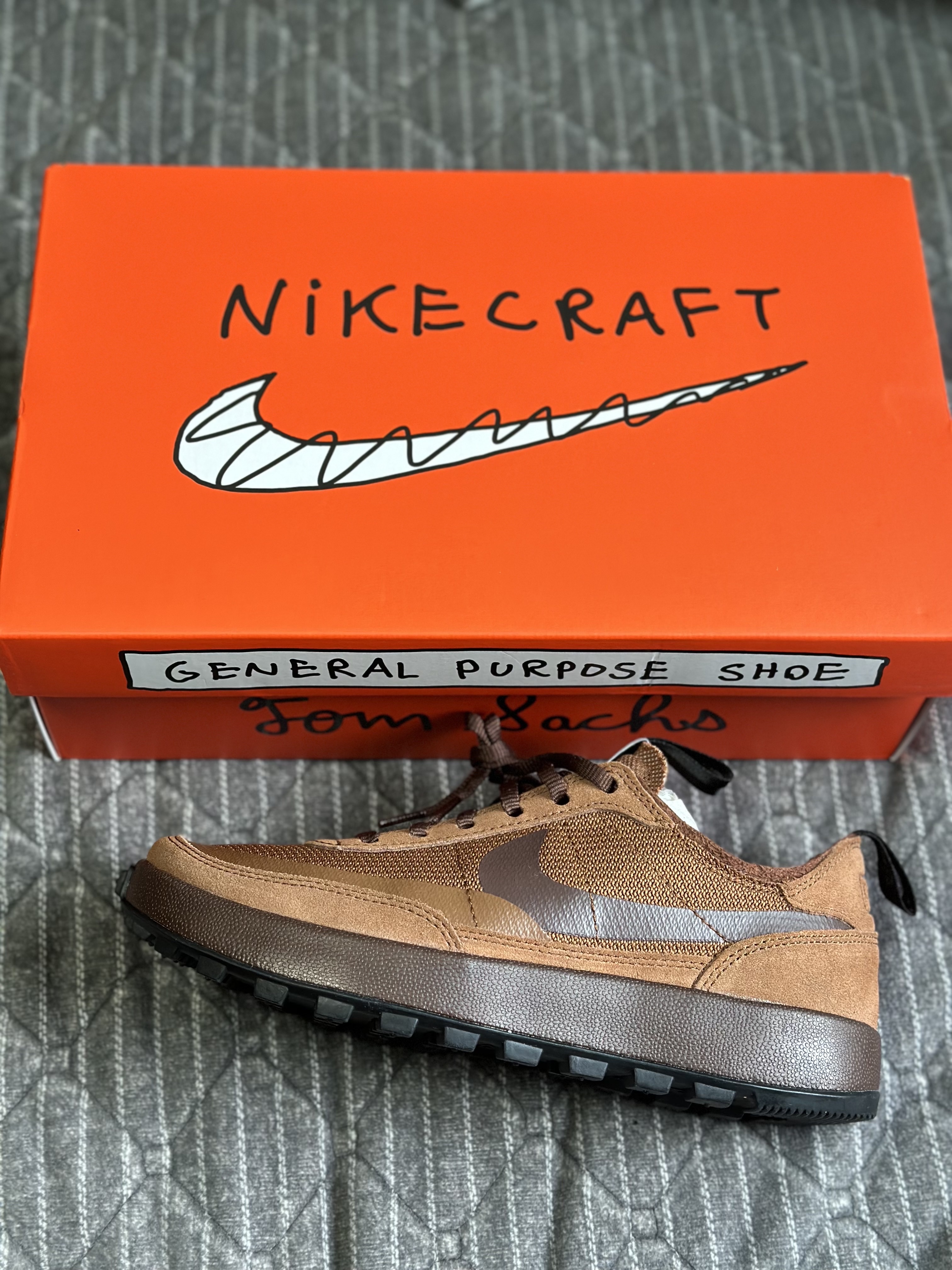 Nike x Tom Sachs General Purpose Shoe Brown 착용 스타일