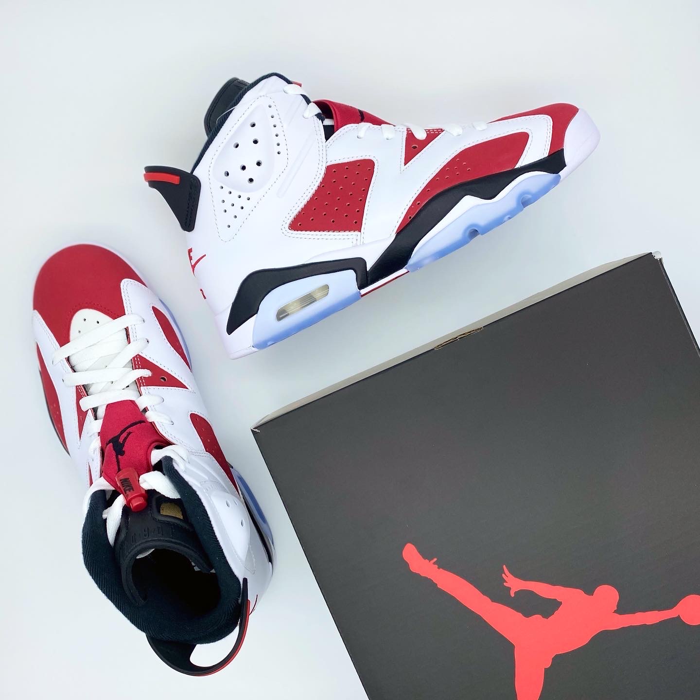 Jordan 6 Retro Carmine 2021 착용 스타일 - 5