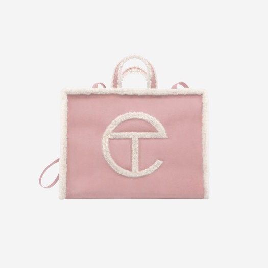 텔파 x 어그 라지 쇼핑백 핑크