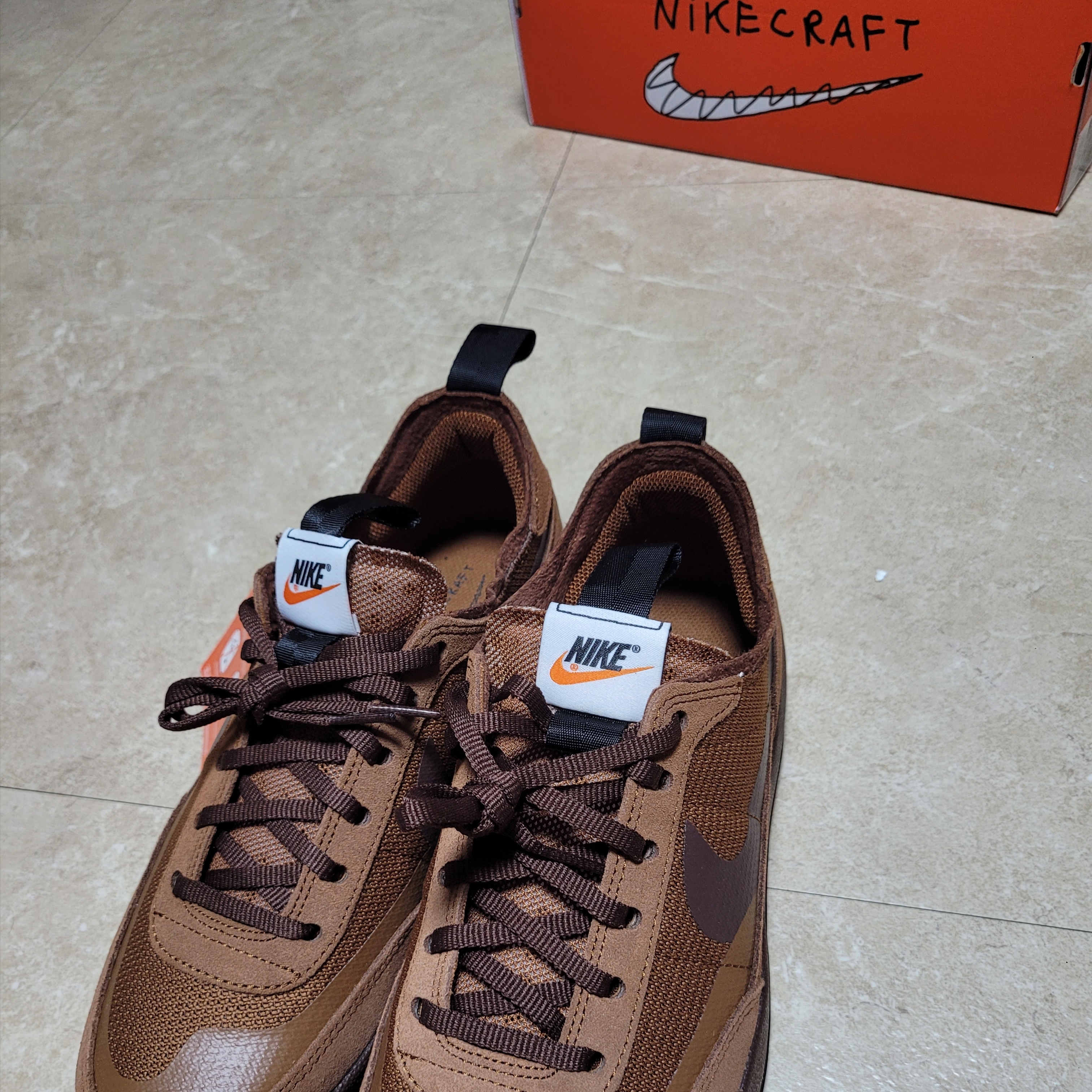 Nike x Tom Sachs General Purpose Shoe Brown 착용 스타일