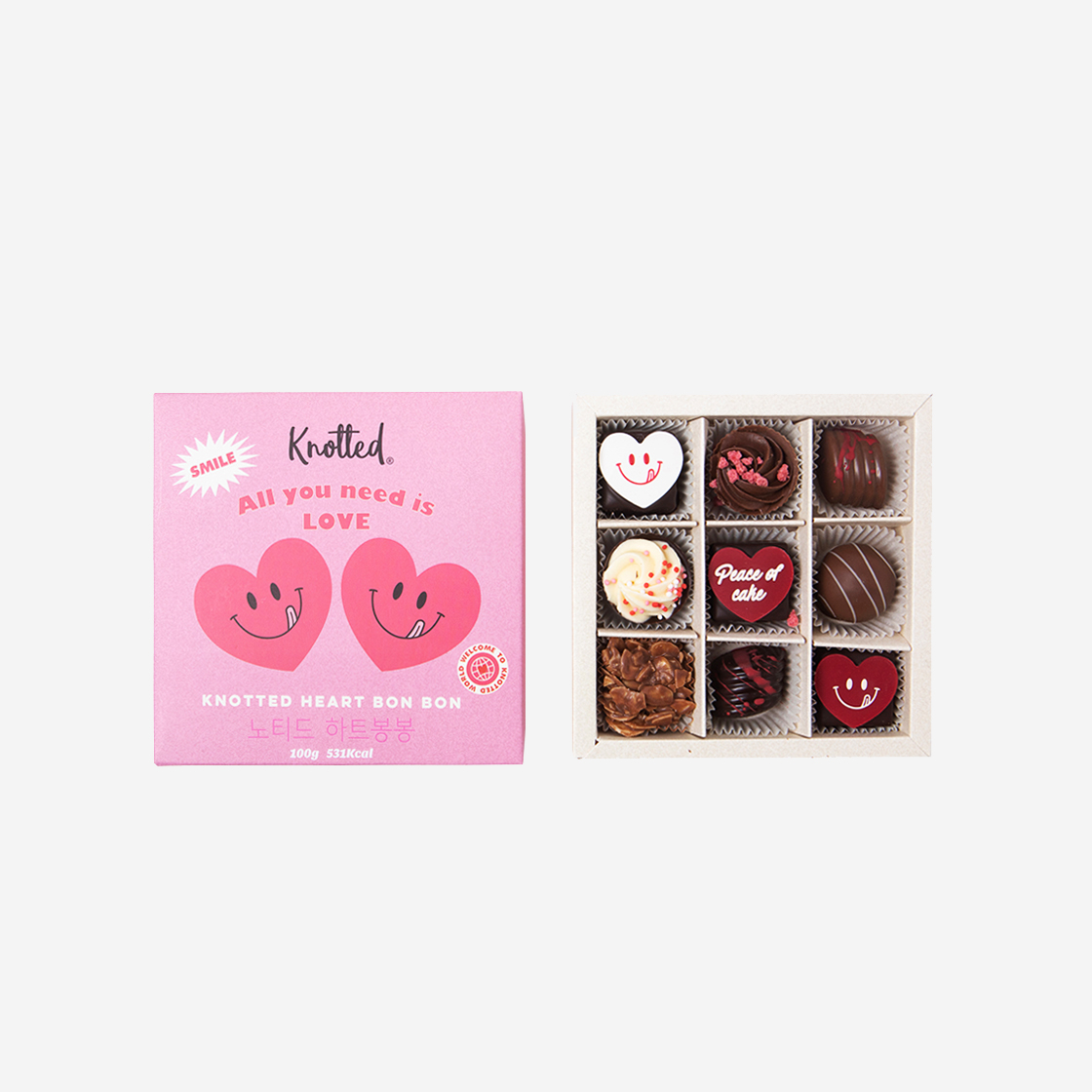 노티드 하트 초콜릿 봉봉(Knotted Heart Chocolate Bonbon)