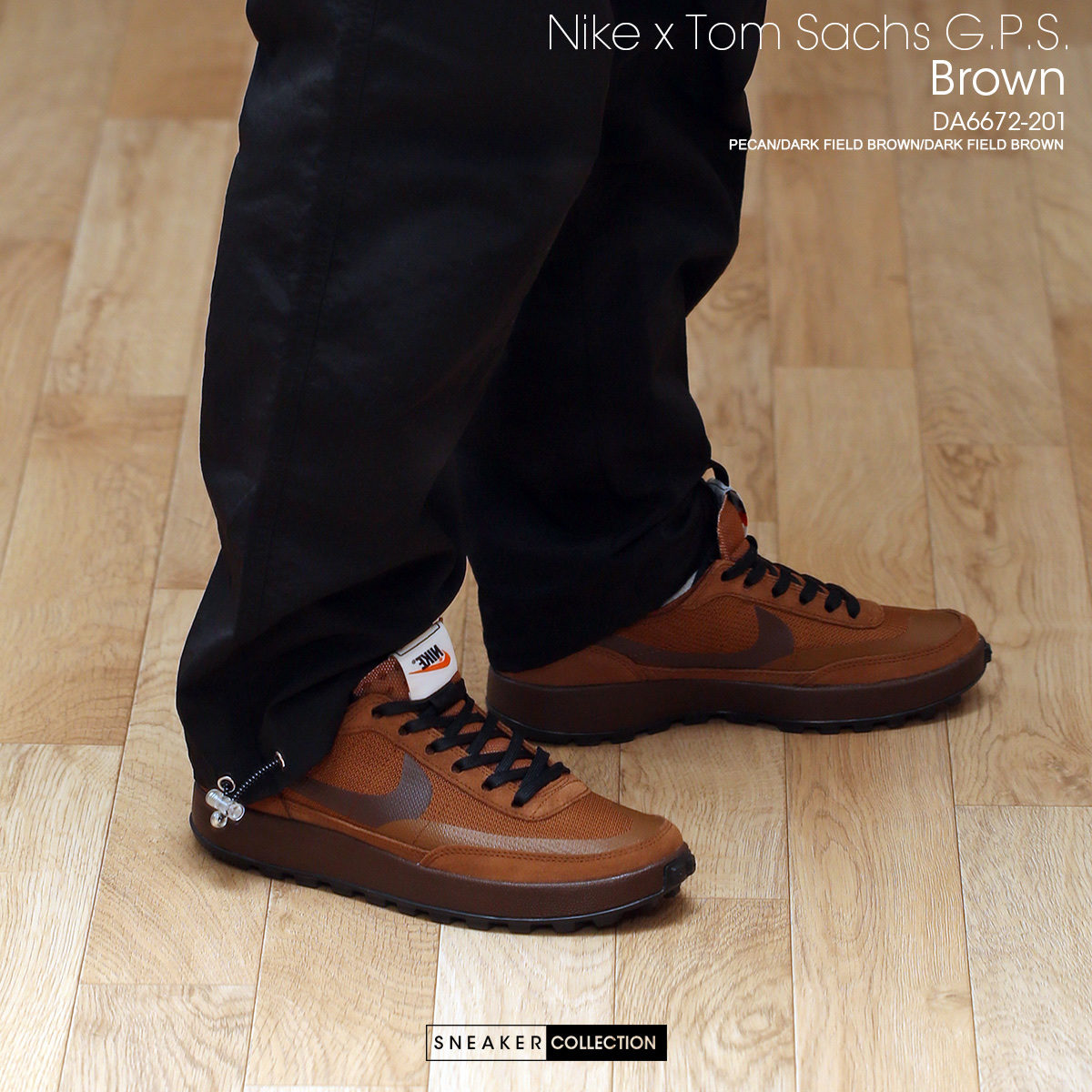 Nike x Tom Sachs General Purpose Shoe Brown 착용 스타일 - 4