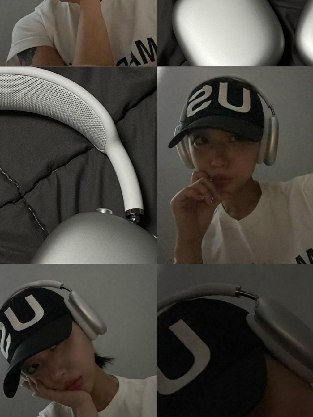 s/e/o Us Cap Black 착용 스타일 - 2