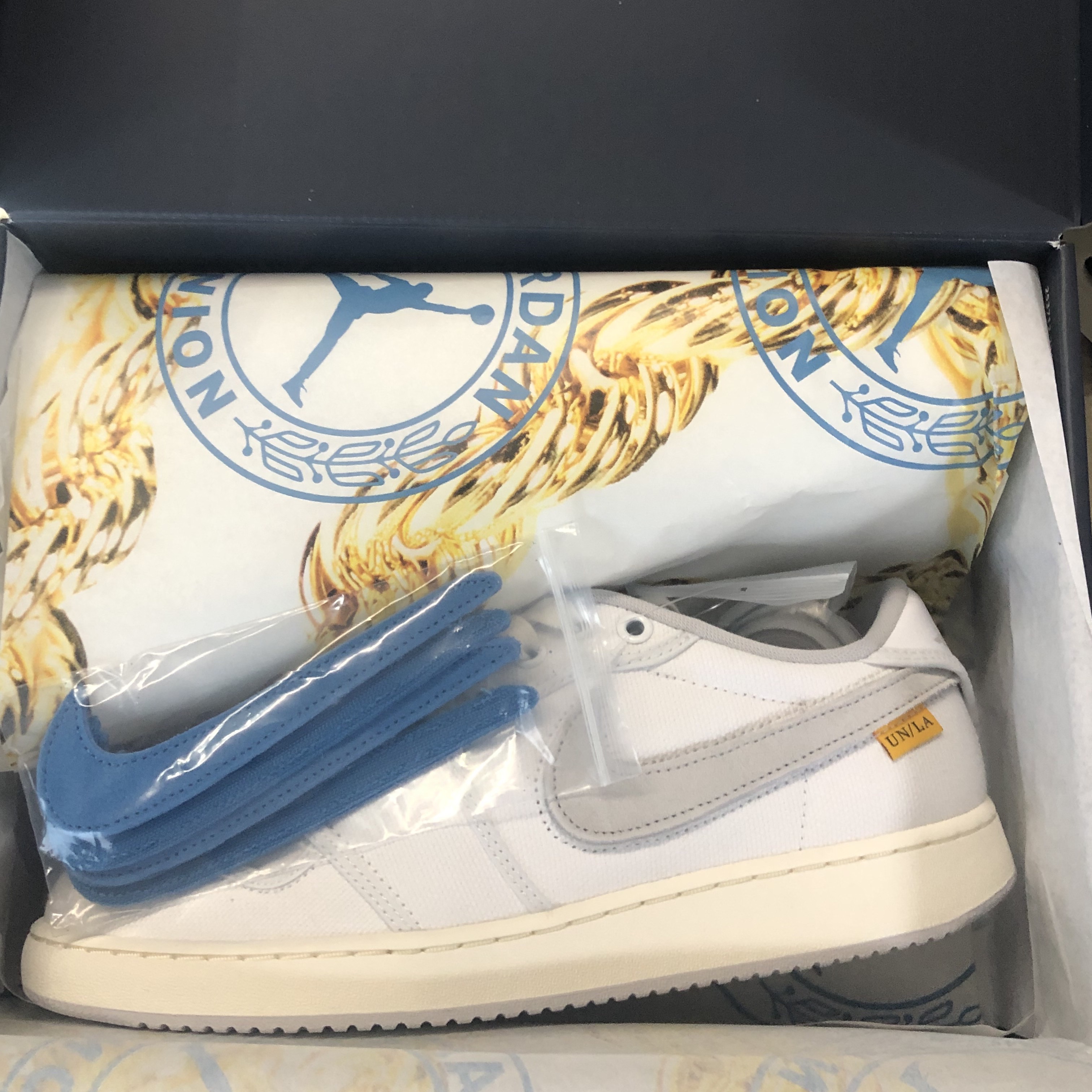Jordan 1 x Union KO Low White 착용 스타일