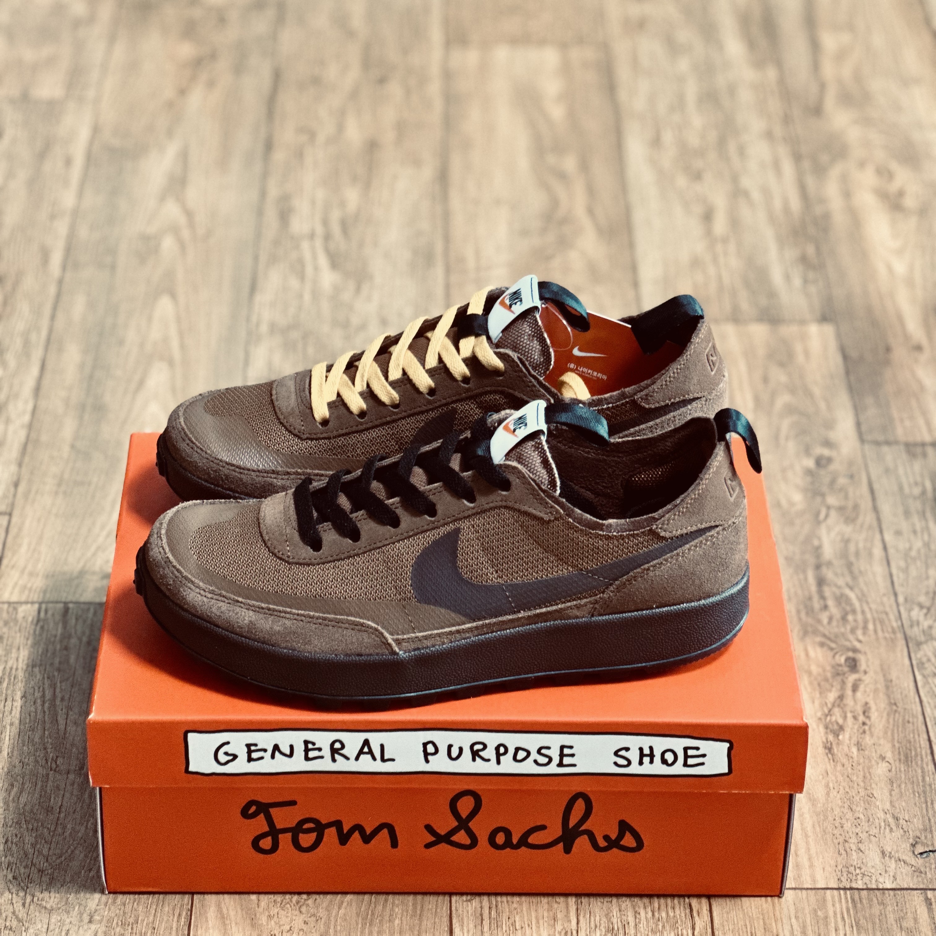 Nike x Tom Sachs General Purpose Shoe Brown 착용 스타일 - 3