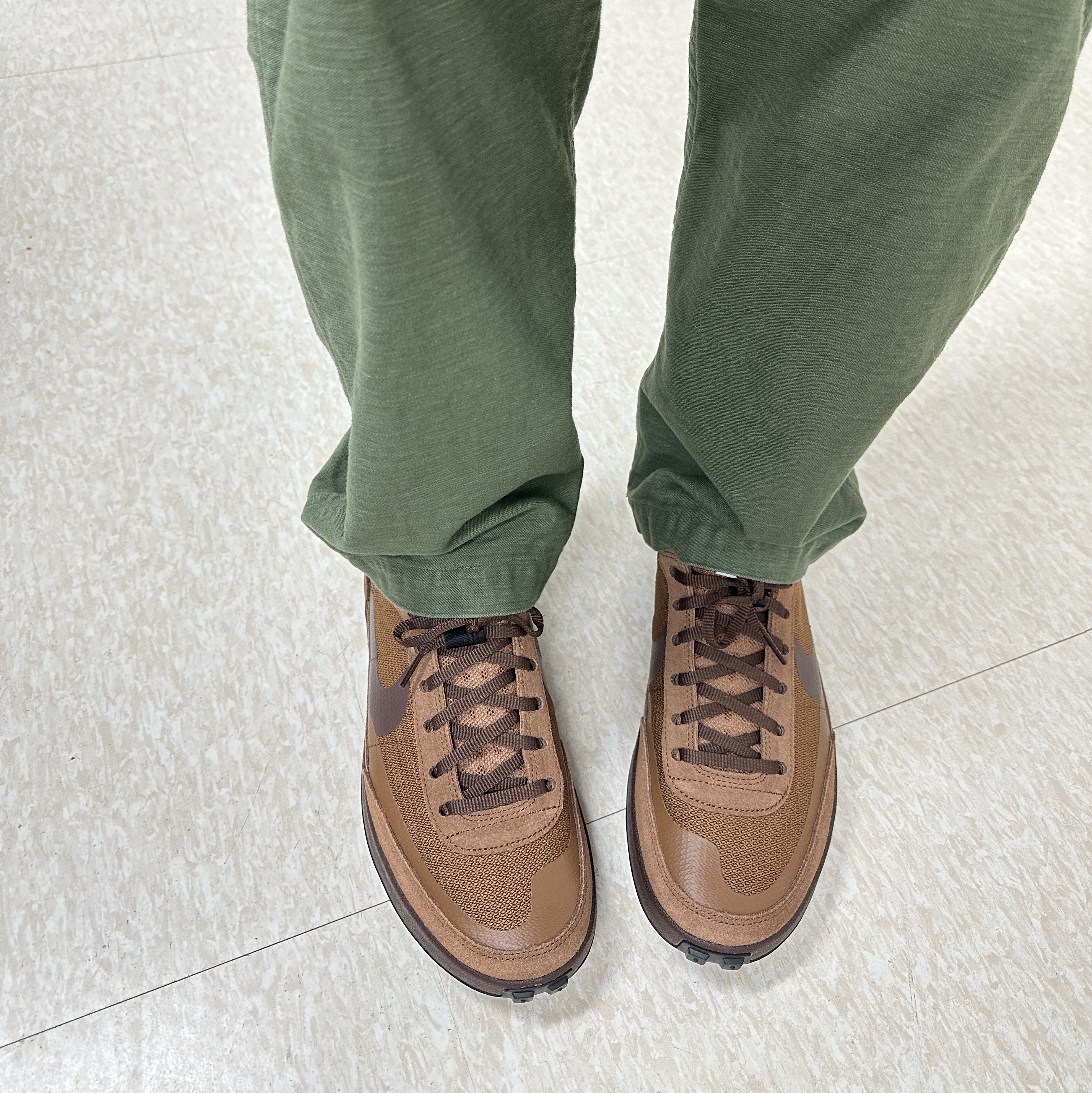 Nike x Tom Sachs General Purpose Shoe Brown 착용 스타일 - 1