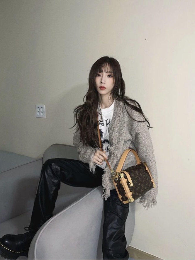 Louis Vuitton Side Trunk Monogram 착용 스타일 - 1