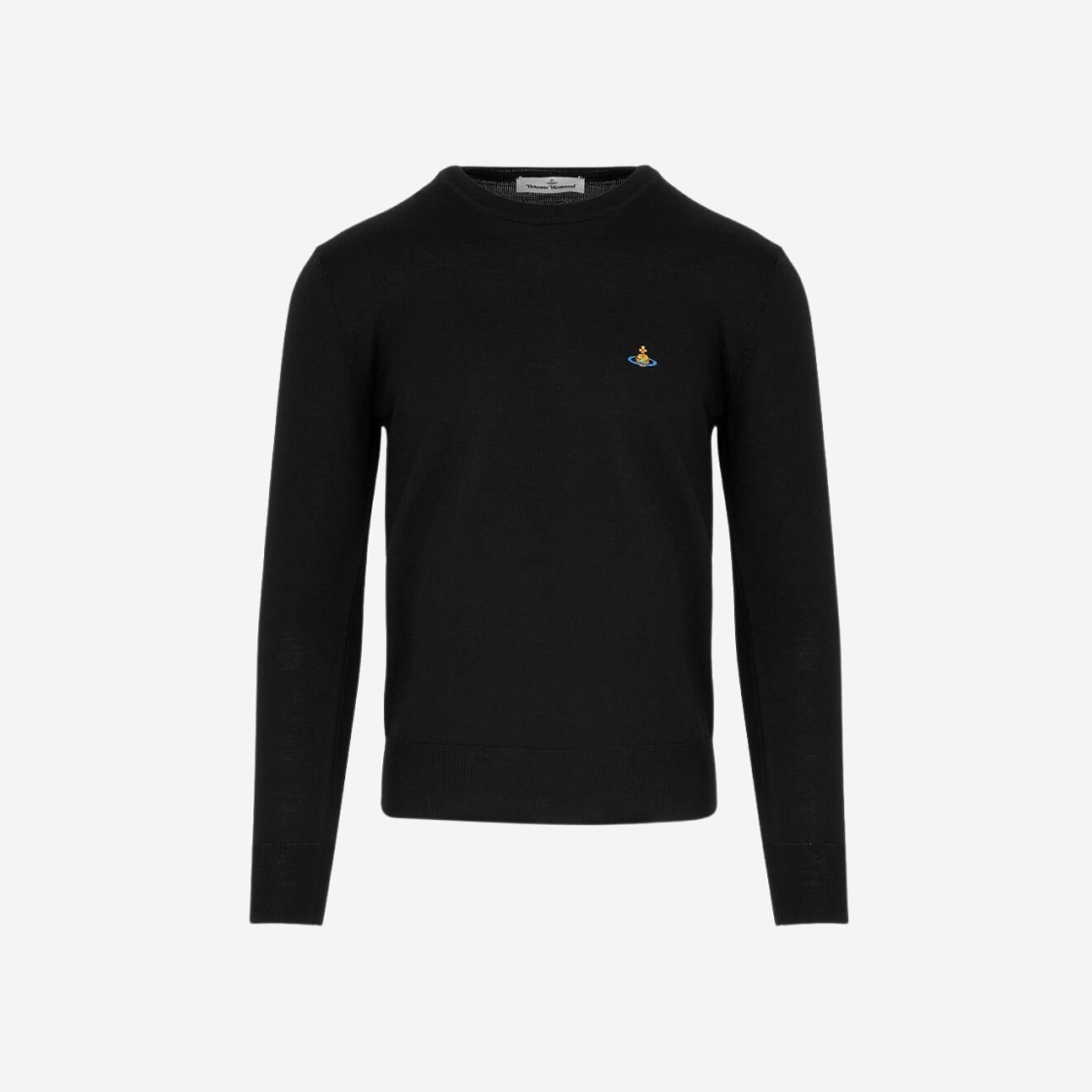 Vivienne Westwood Round Neck Knit Black 상세 이미지 1