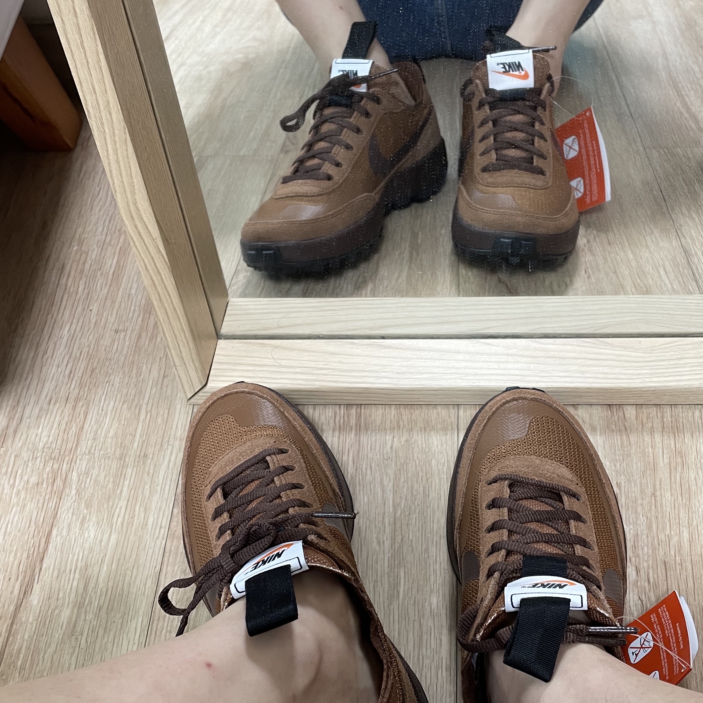 Nike x Tom Sachs General Purpose Shoe Brown 착용 스타일 - 4
