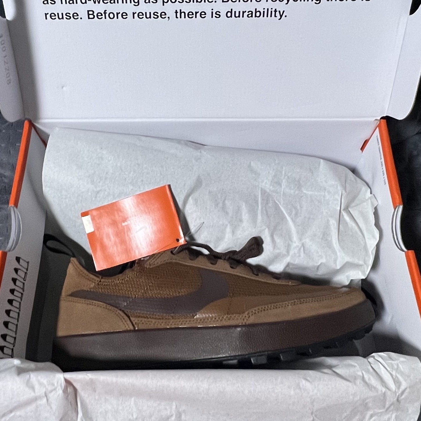 Nike x Tom Sachs General Purpose Shoe Brown 착용 스타일 - 2