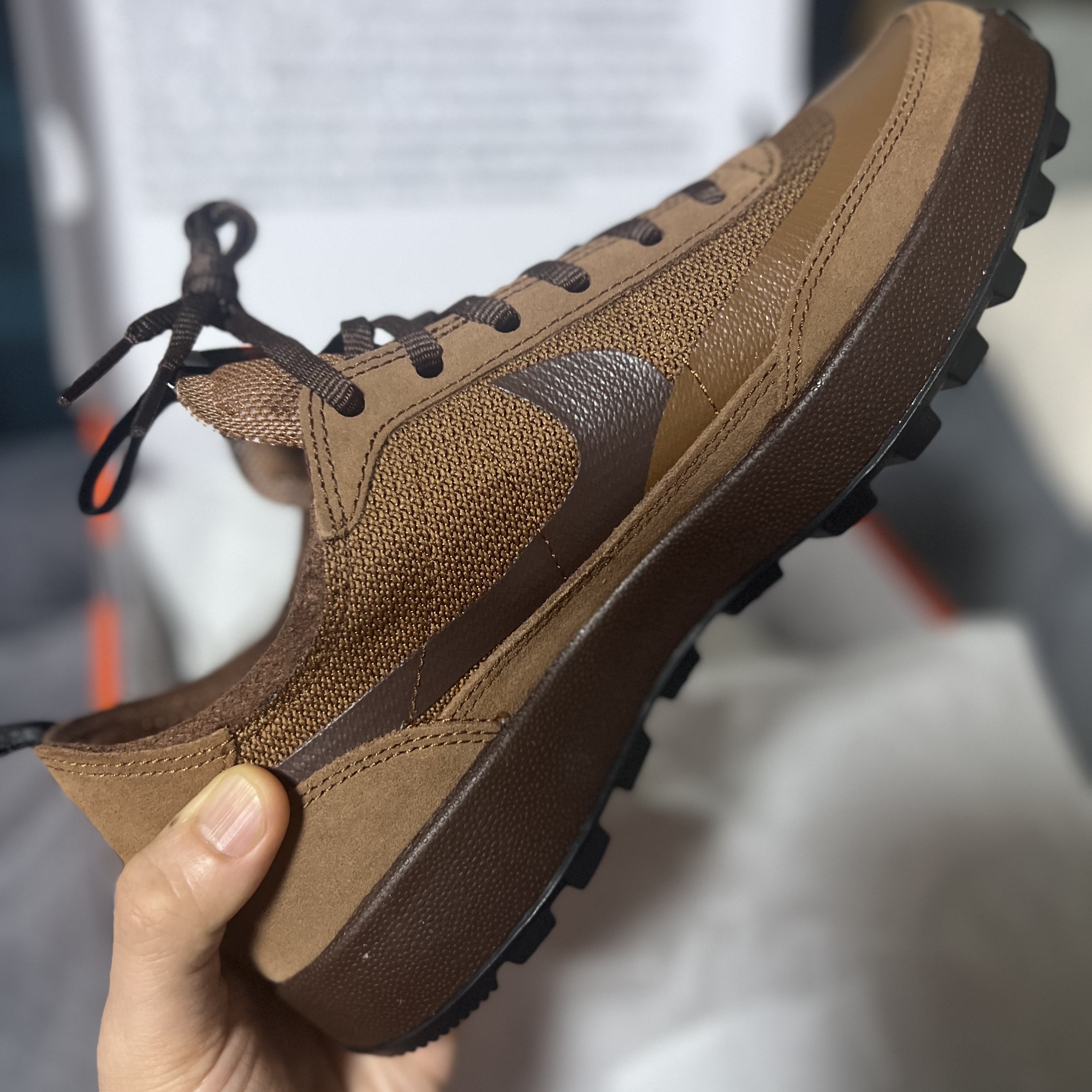 Nike x Tom Sachs General Purpose Shoe Brown 착용 스타일 - 3