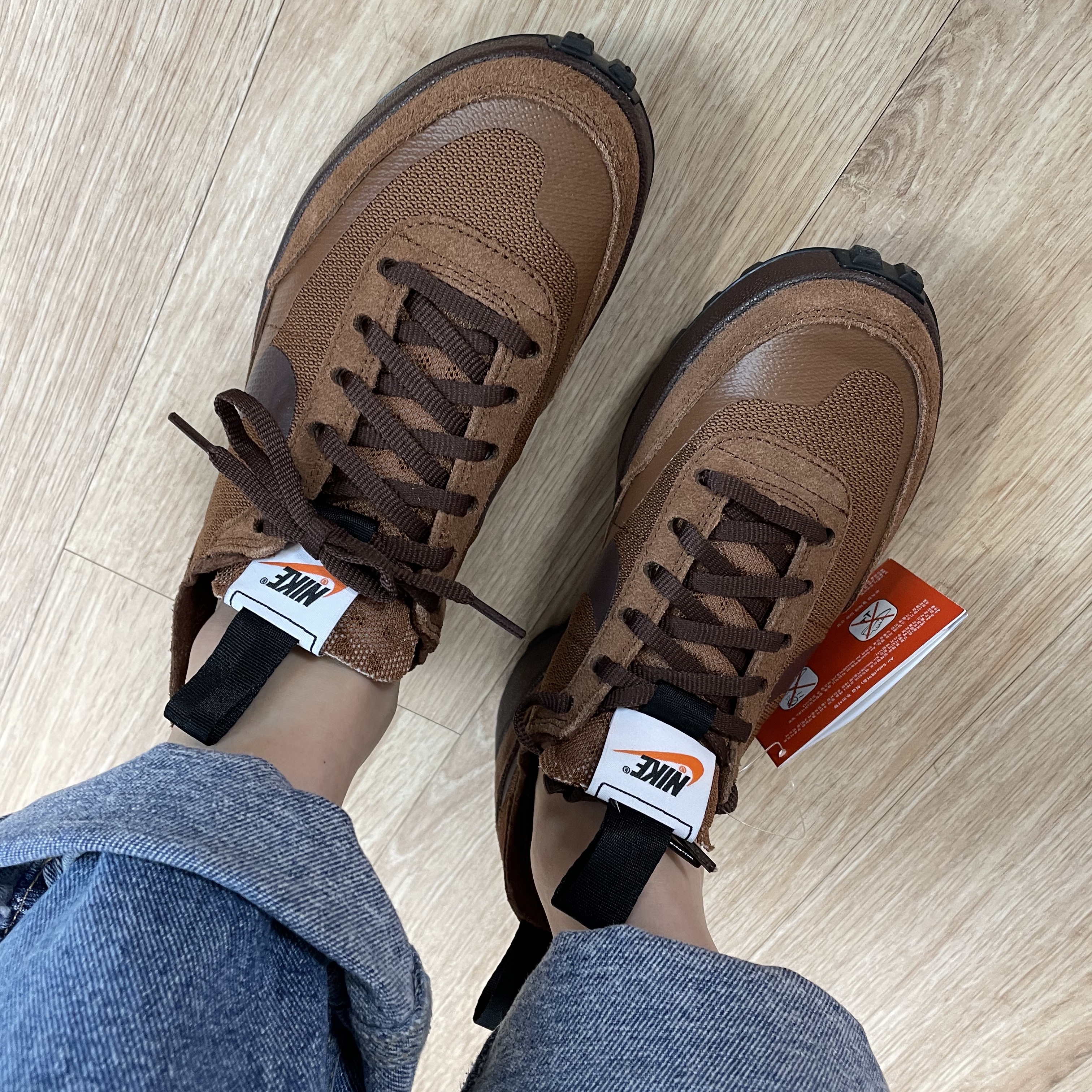 Nike x Tom Sachs General Purpose Shoe Brown 착용 스타일 - 2