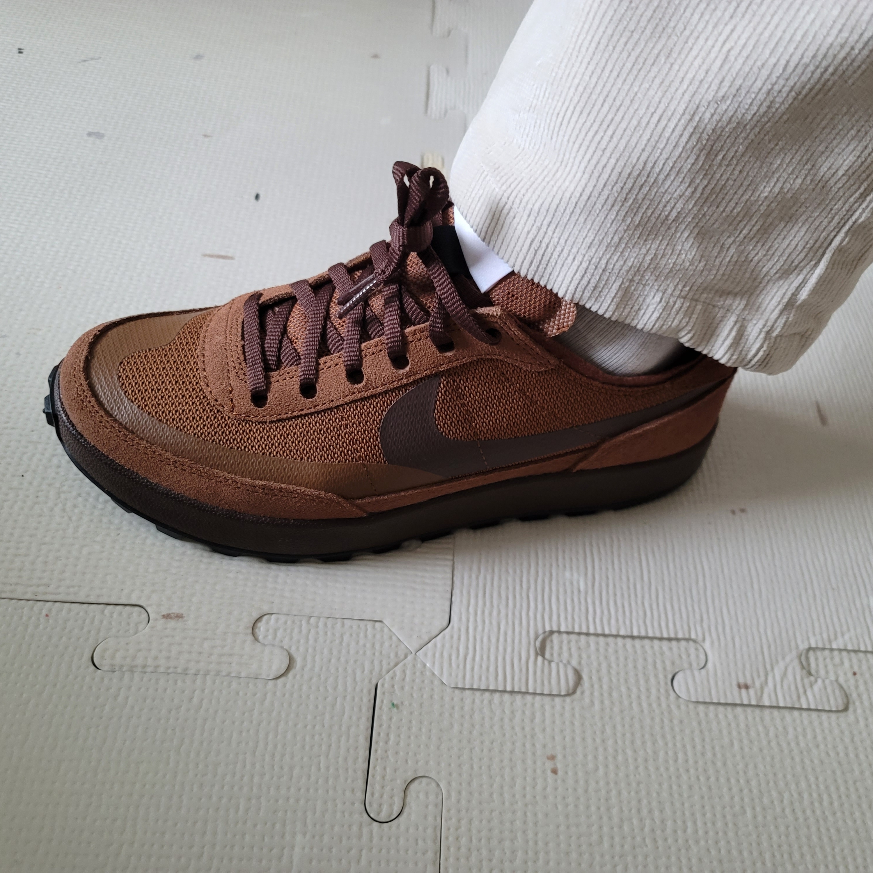 Nike x Tom Sachs General Purpose Shoe Brown 착용 스타일