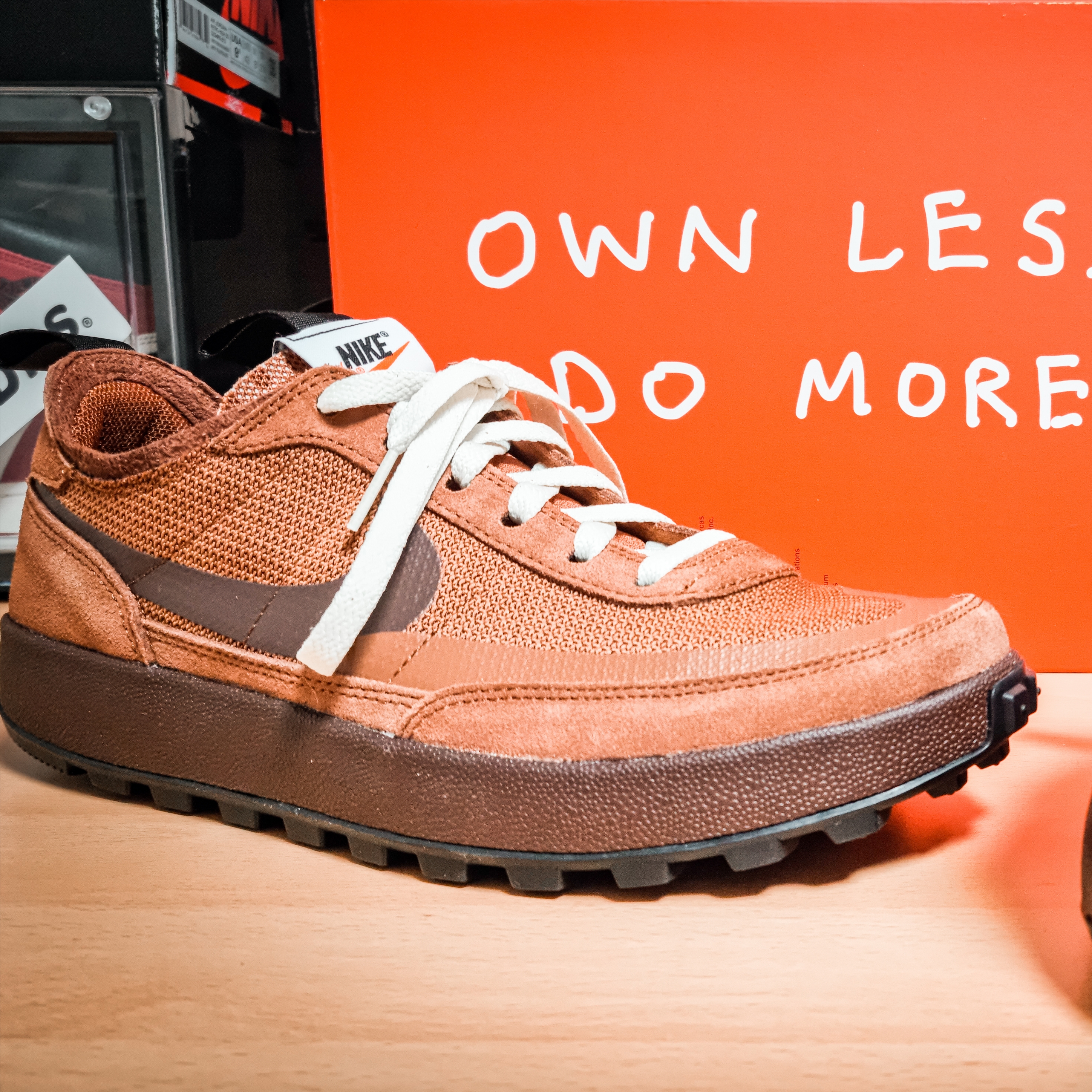 Nike x Tom Sachs General Purpose Shoe Brown 착용 스타일 - 4