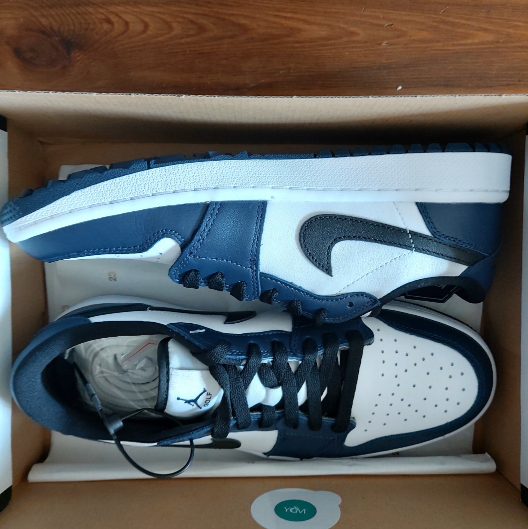 Jordan 1 Low Golf Midnight Navy 착용 스타일