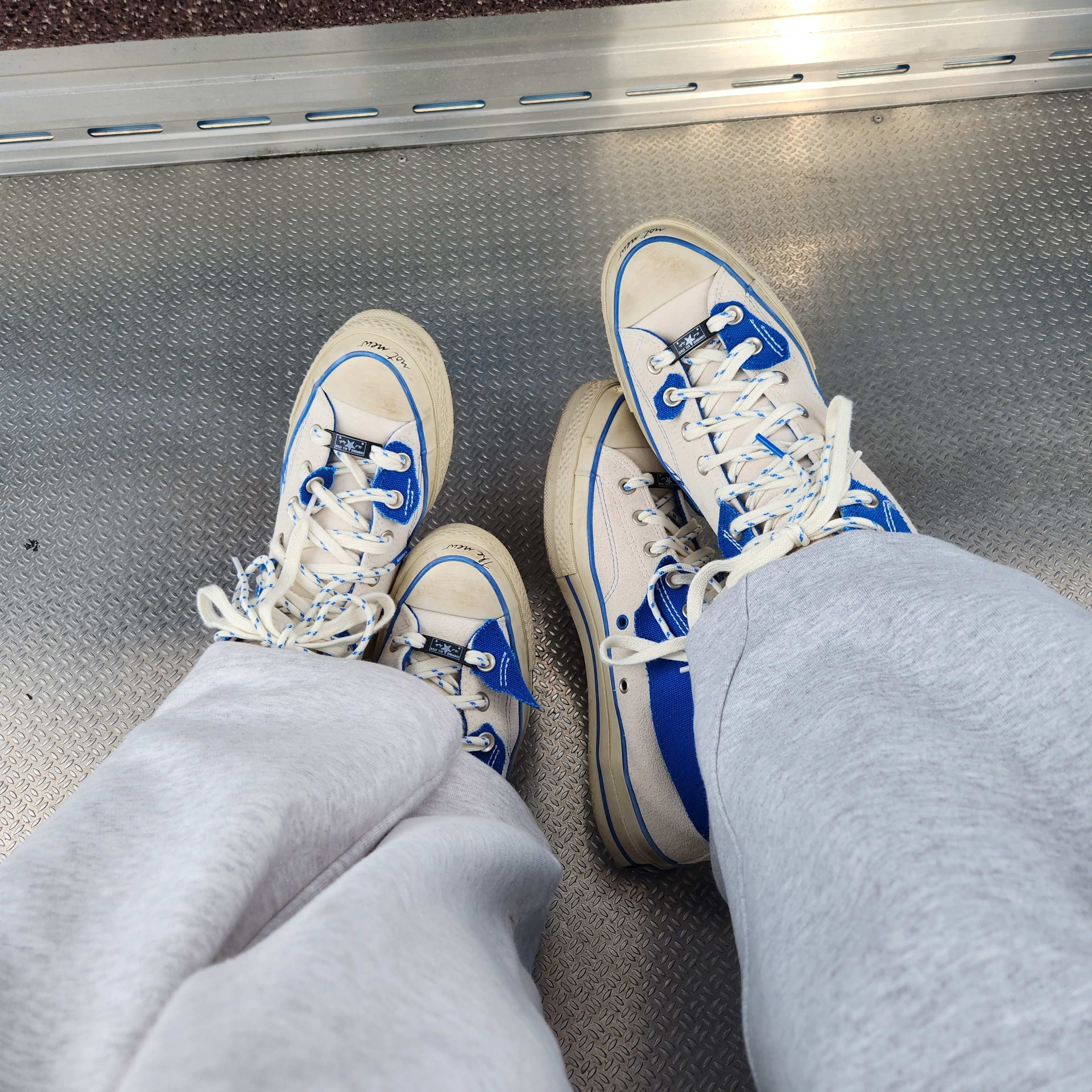 Converse x Ader Error Chuck 70 High White 착용 스타일