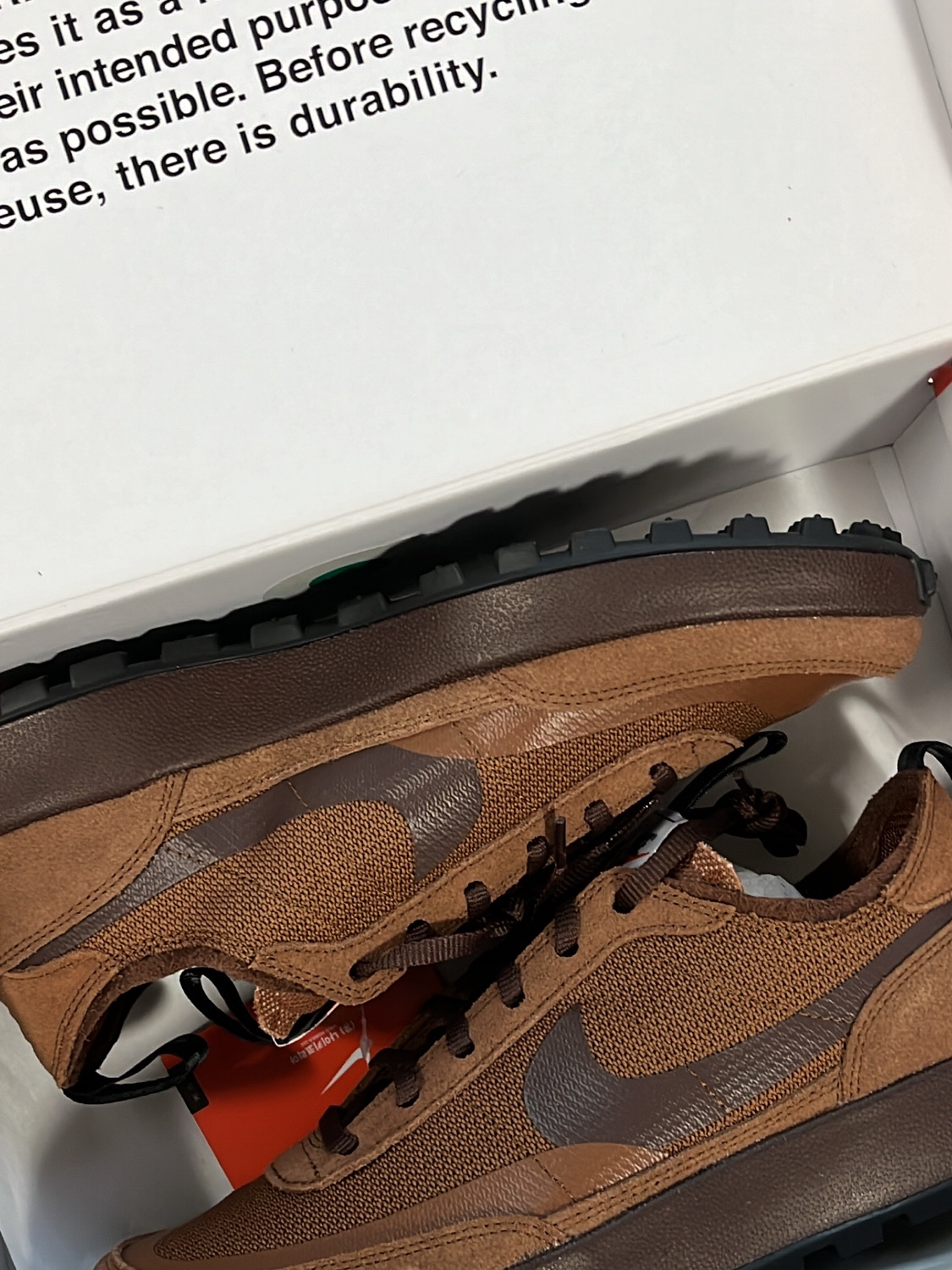 Nike x Tom Sachs General Purpose Shoe Brown 착용 스타일