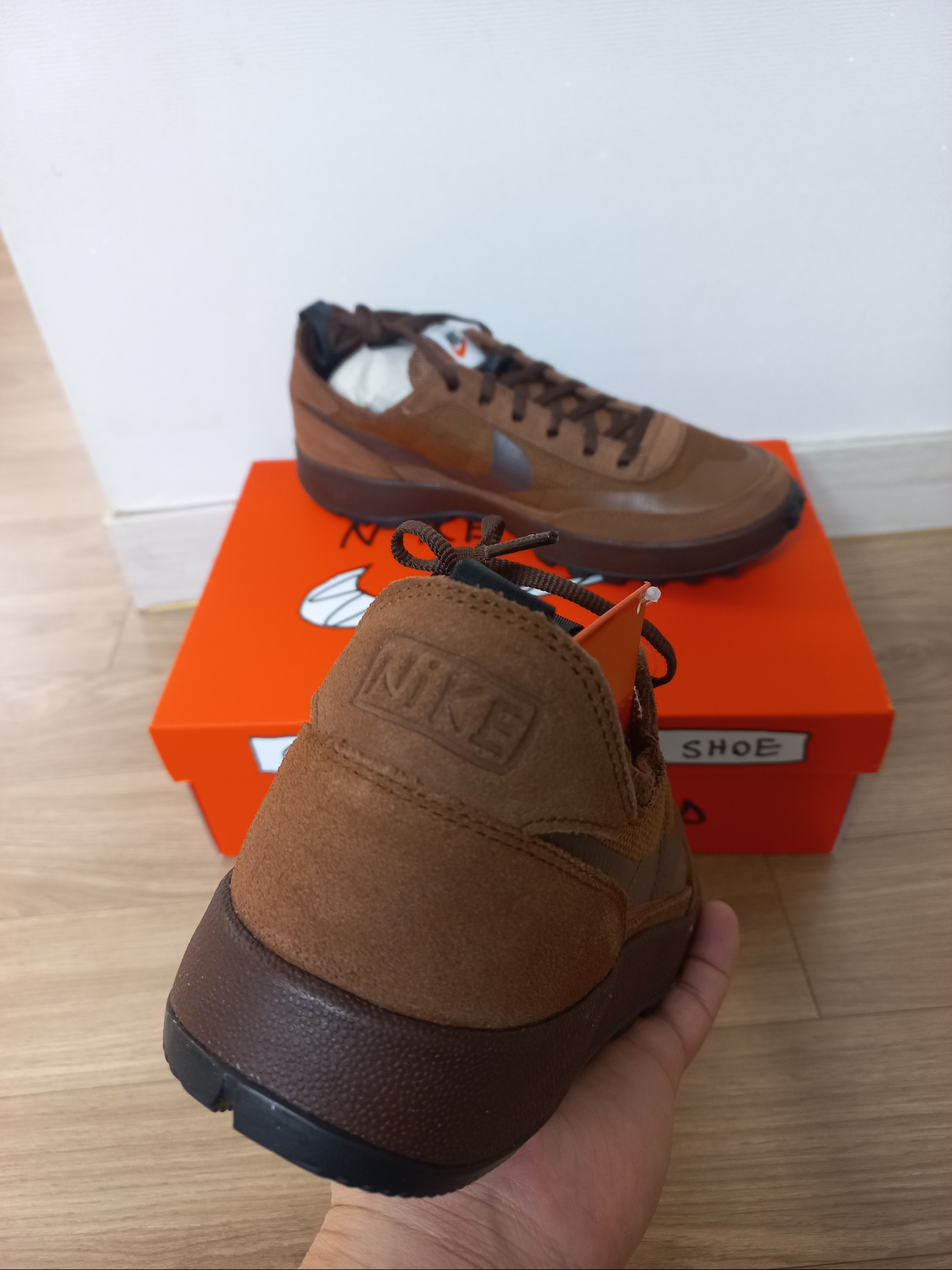 Nike x Tom Sachs General Purpose Shoe Brown 착용 스타일 - 2