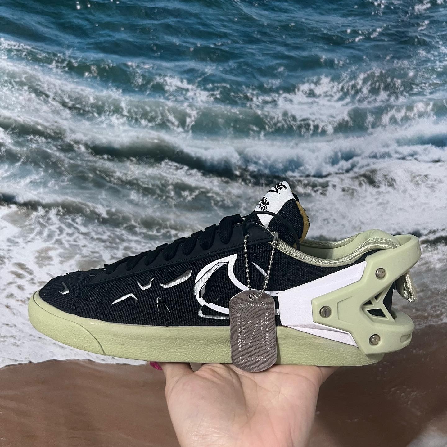 Nike x Acronym Blazer Low Black 착용 스타일 - 3