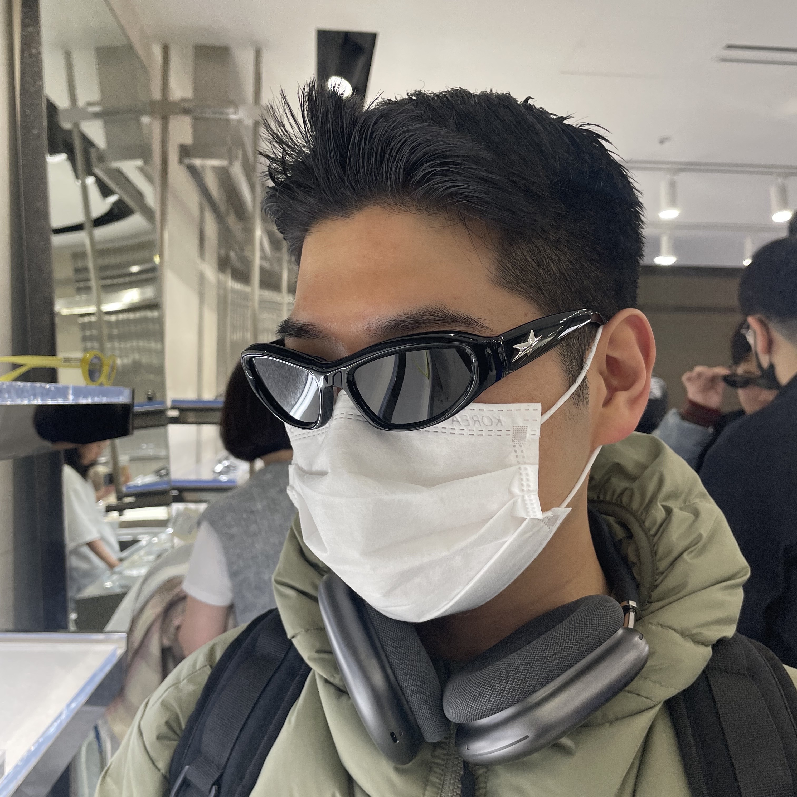 Apple AirPods Max Lightning Space Gray (Korean Ver.) 착용 스타일