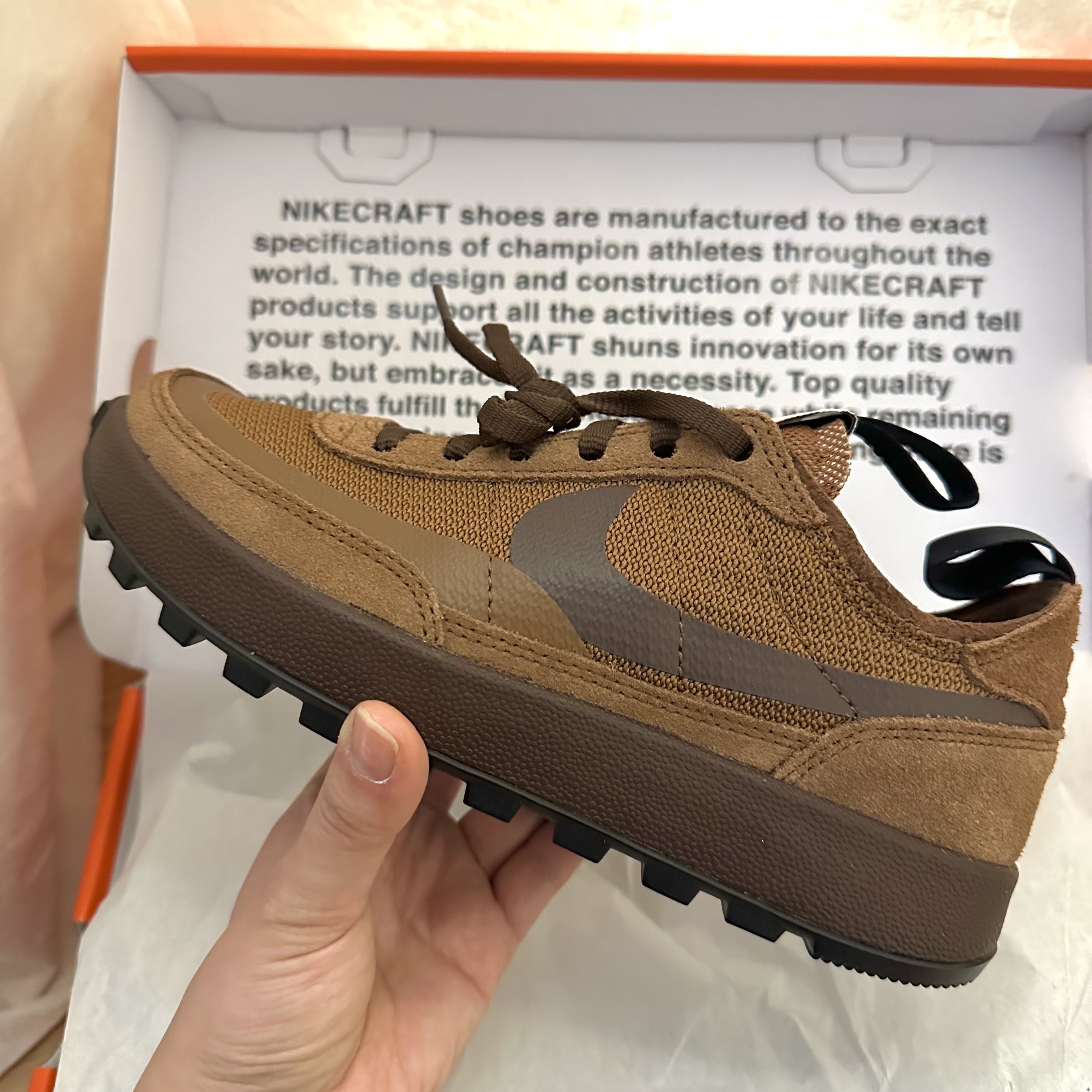 Nike x Tom Sachs General Purpose Shoe Brown 착용 스타일